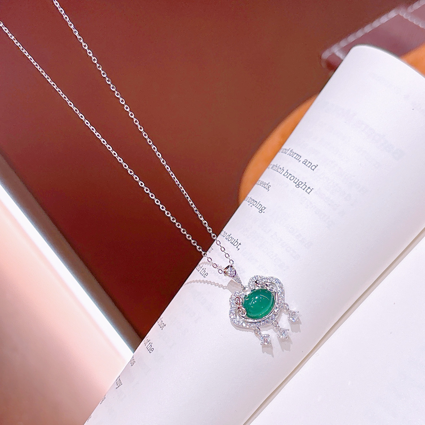 Low Allergy Silver Necklace Korean Style Mother's Day Silver