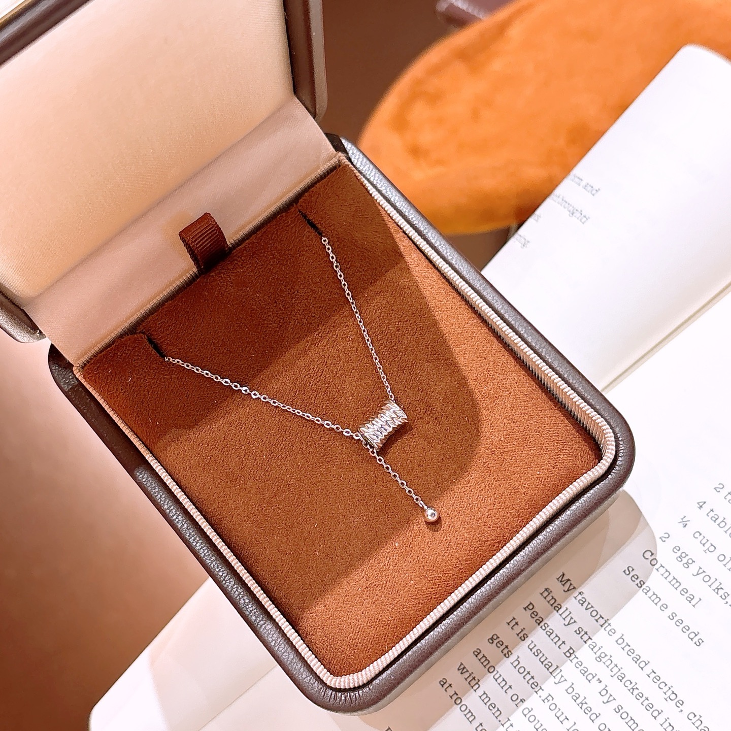 925 Silver Necklace Playful Birthday Gold