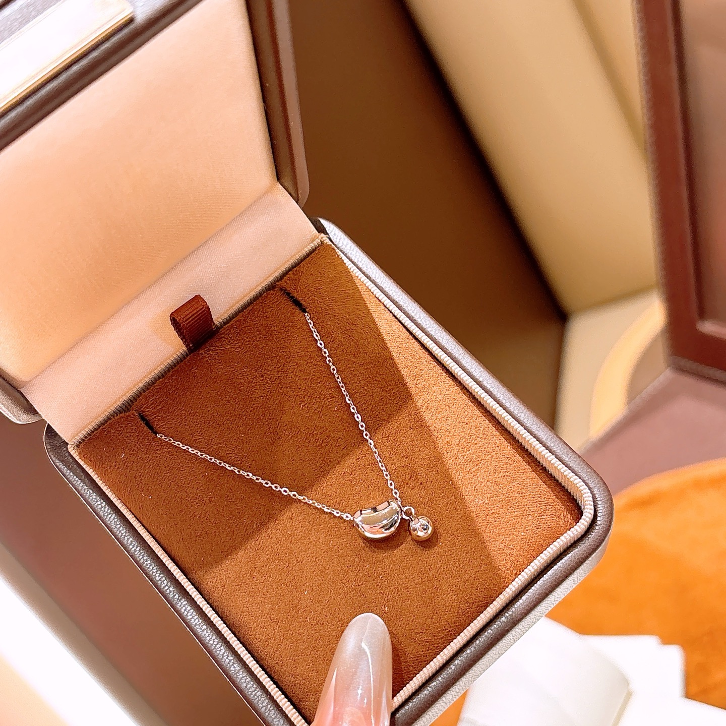 Low Allergy Silver Necklace Artistic Engagement Silver