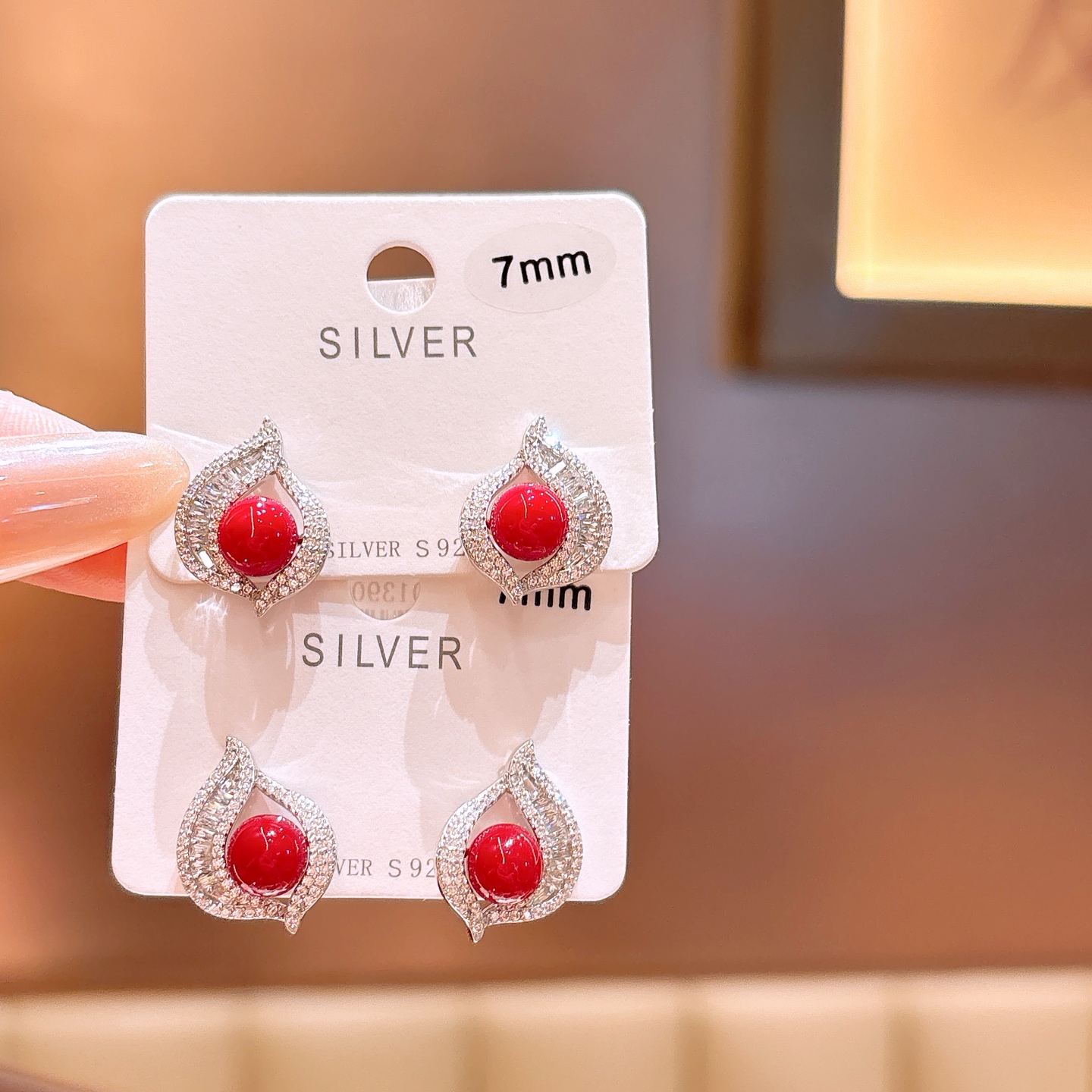 Low Allergy Silver Earrings Girly Workplace Gold