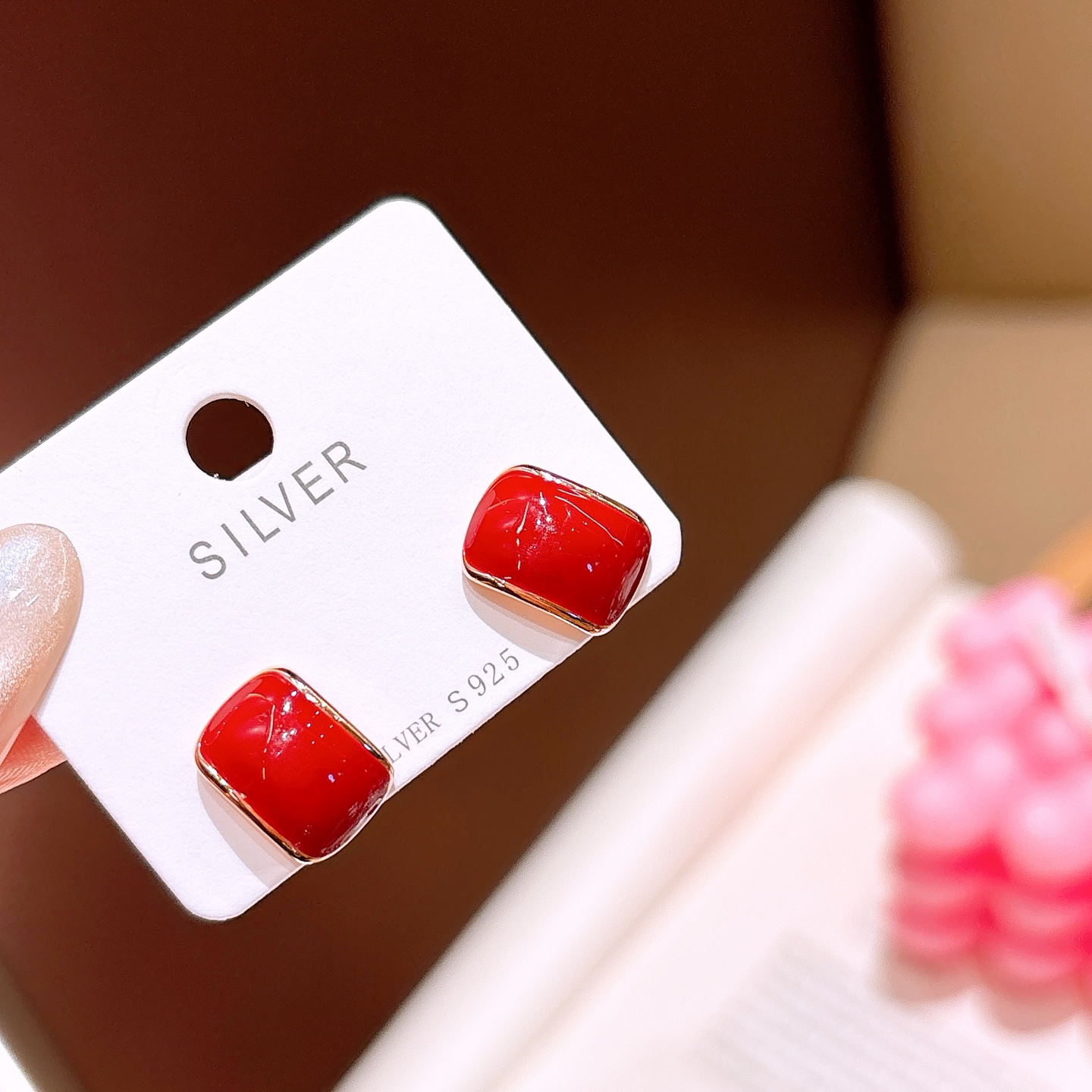 Fine Silver Earrings Ethereal Mother's Birthday Gold