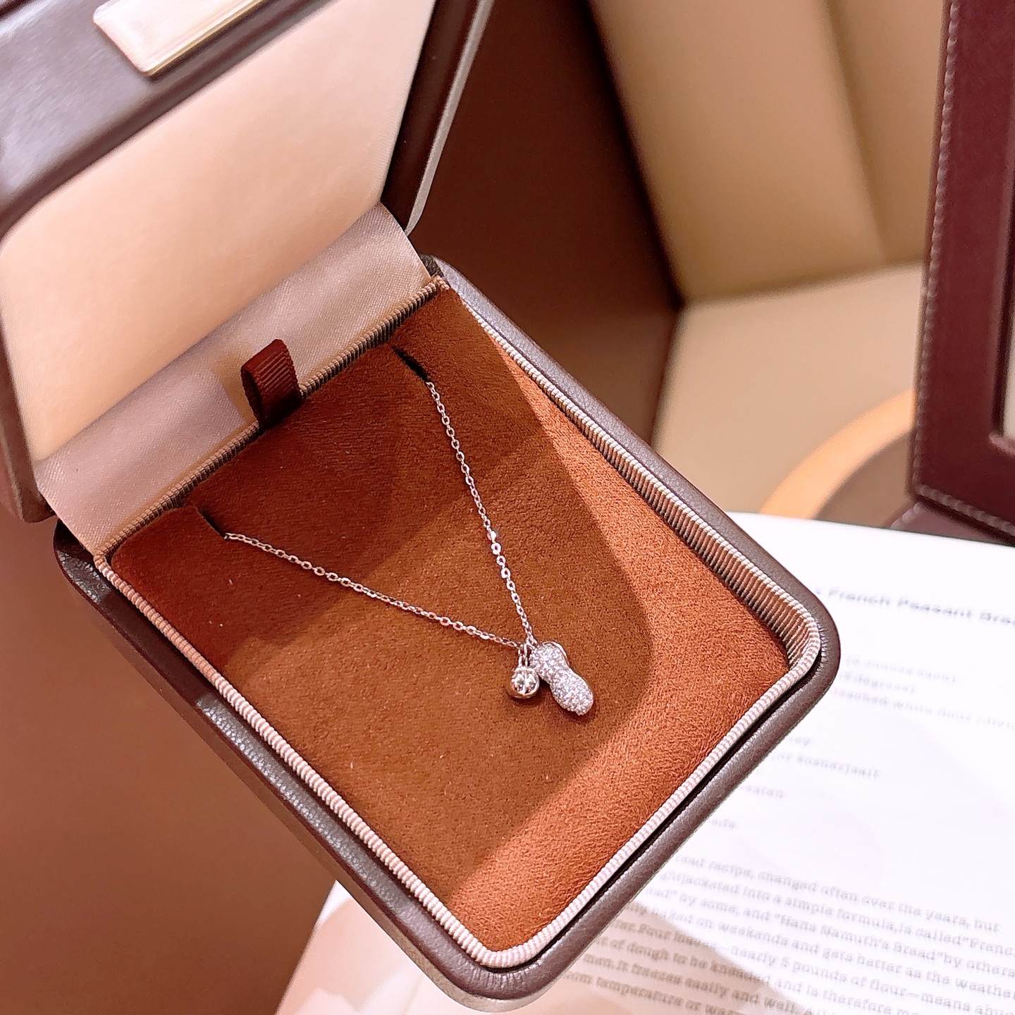 森ガールS925スターリングシルバーネックレスゴールド 新築祝い