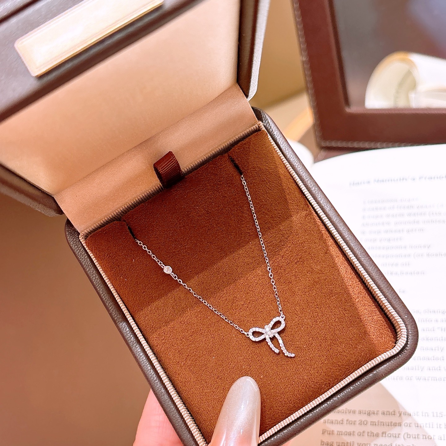 Nickel Free Silver Necklace Romantic Birthday Gold