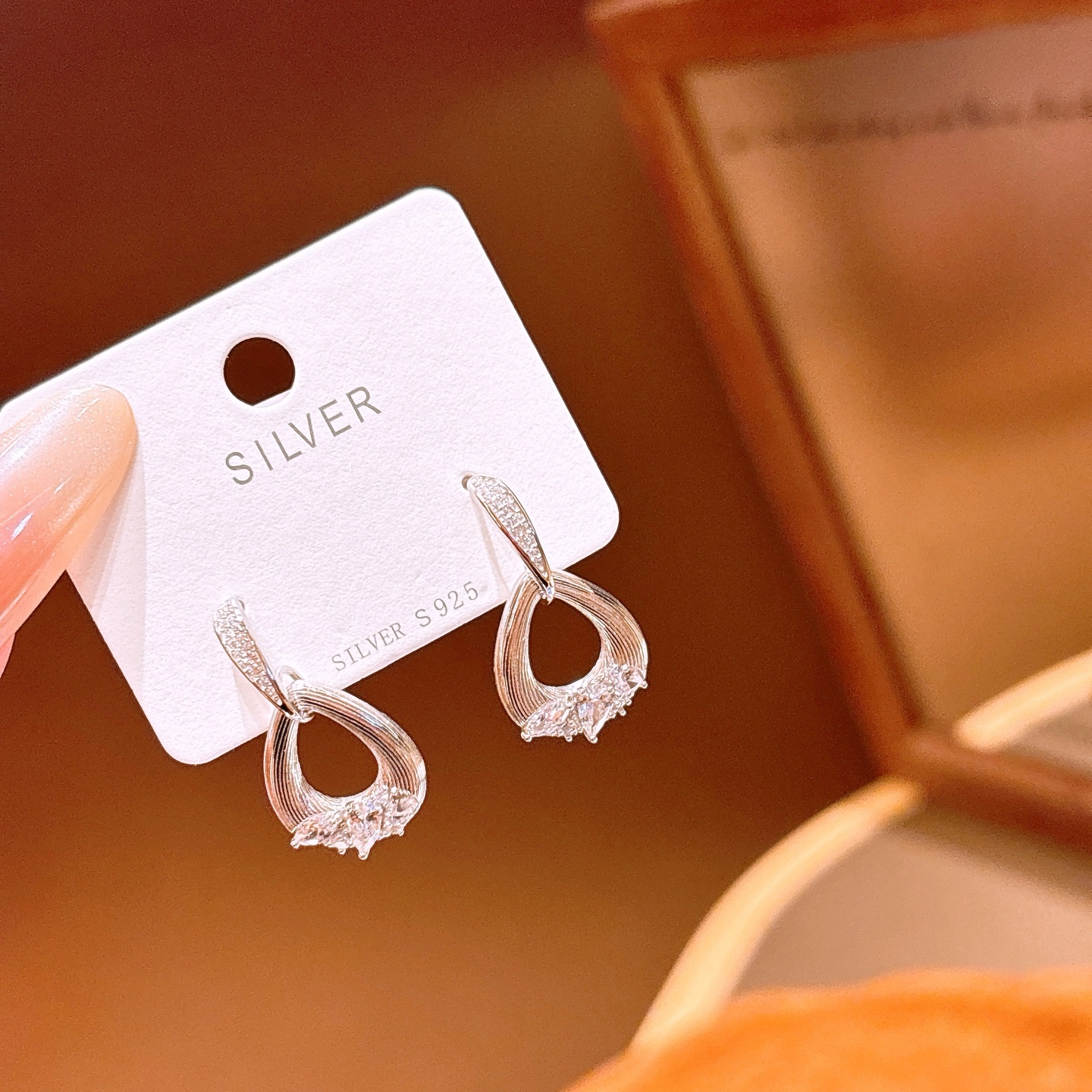 Nickel Free Silver Earrings Lively Housewarming Gold