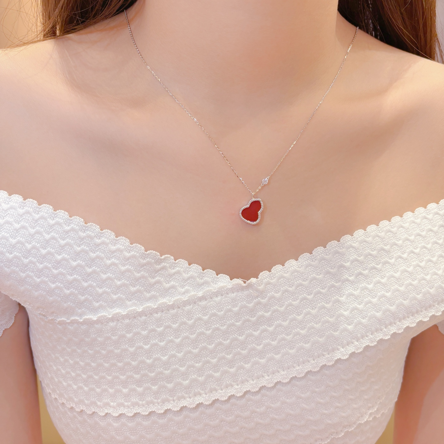 Solid Silver Necklace Premium Anniversary Silver