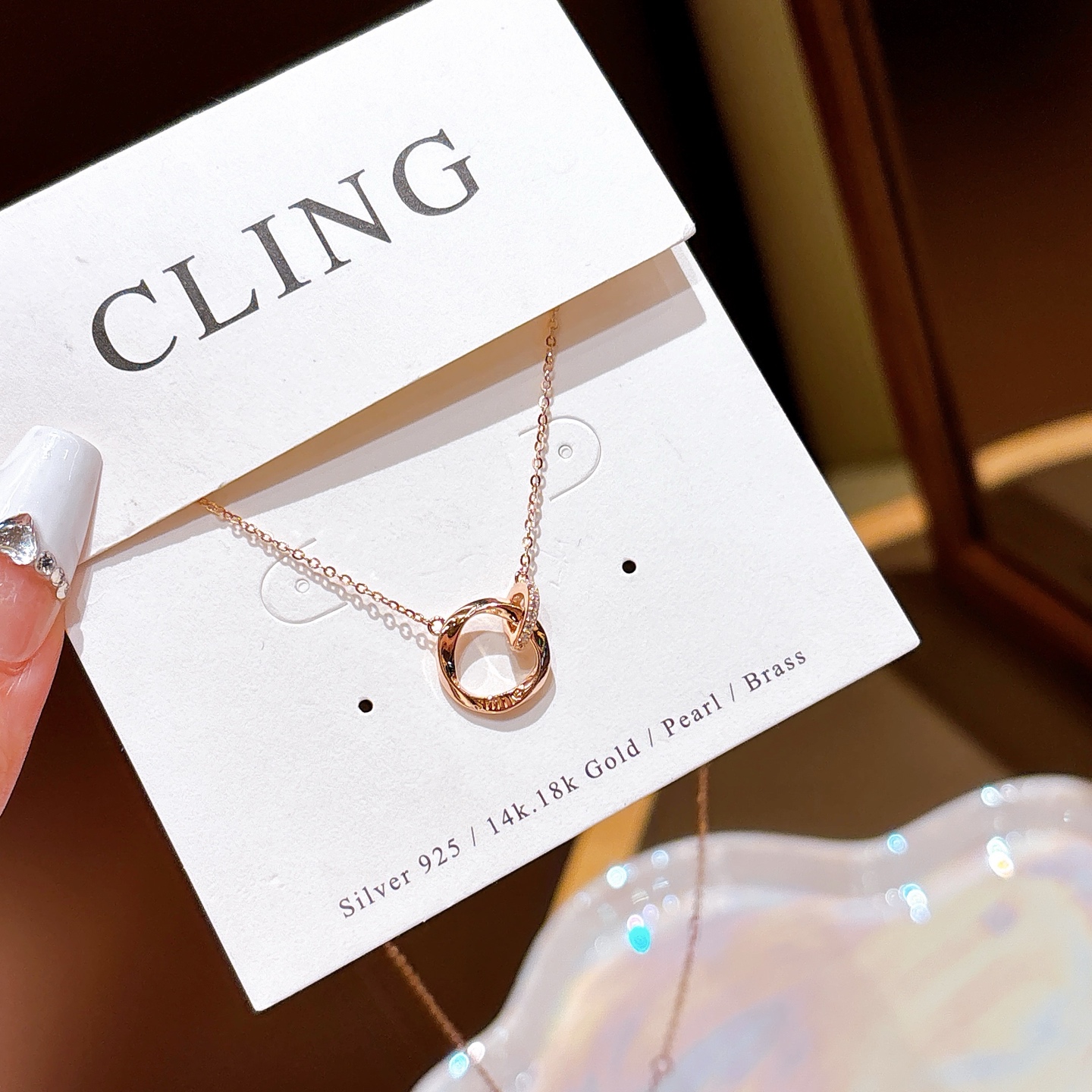 ミニマリストS925スターリングシルバーネックレスシルバー 日常使い