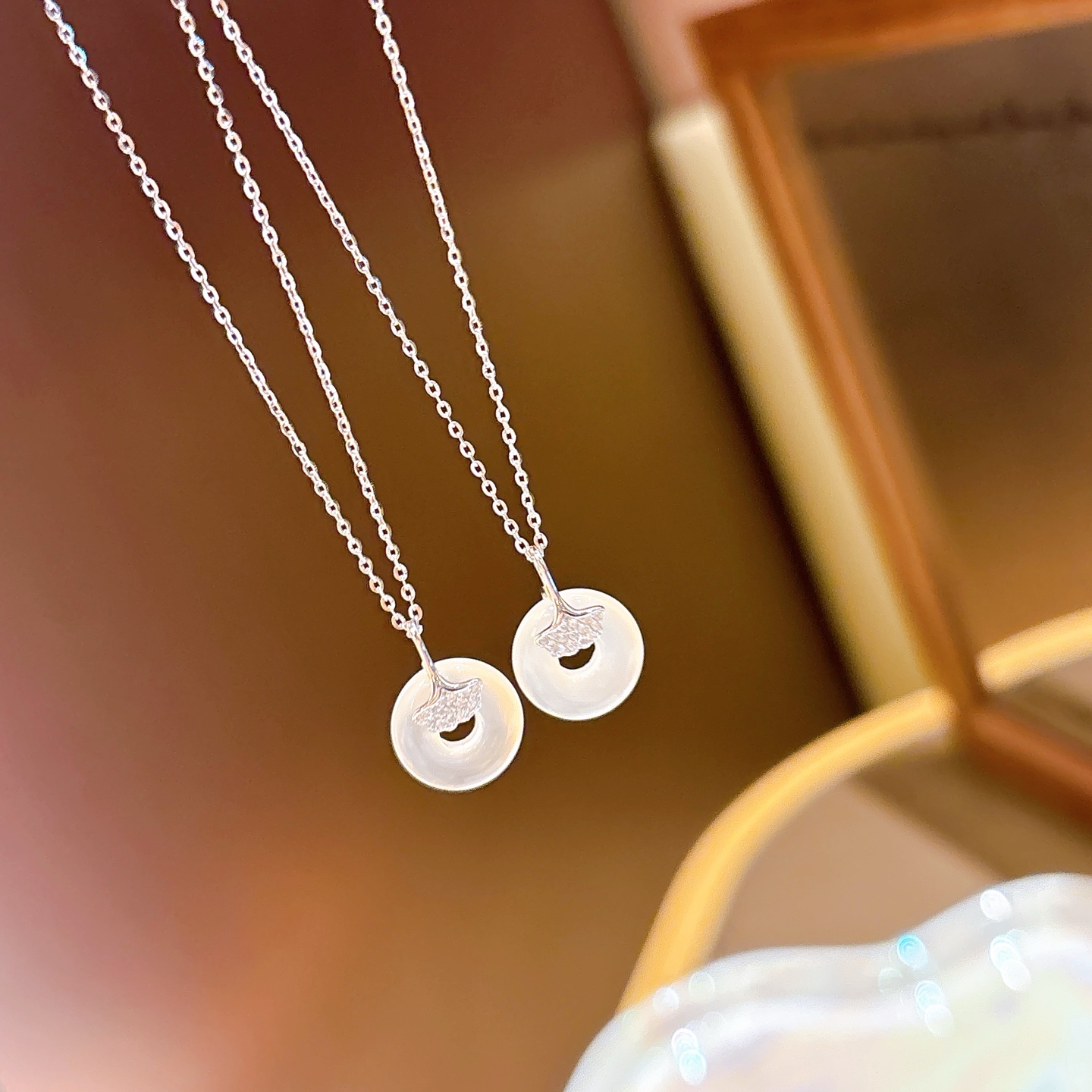 さわやか系S925スターリングシルバーネックレスシルバー 婚約