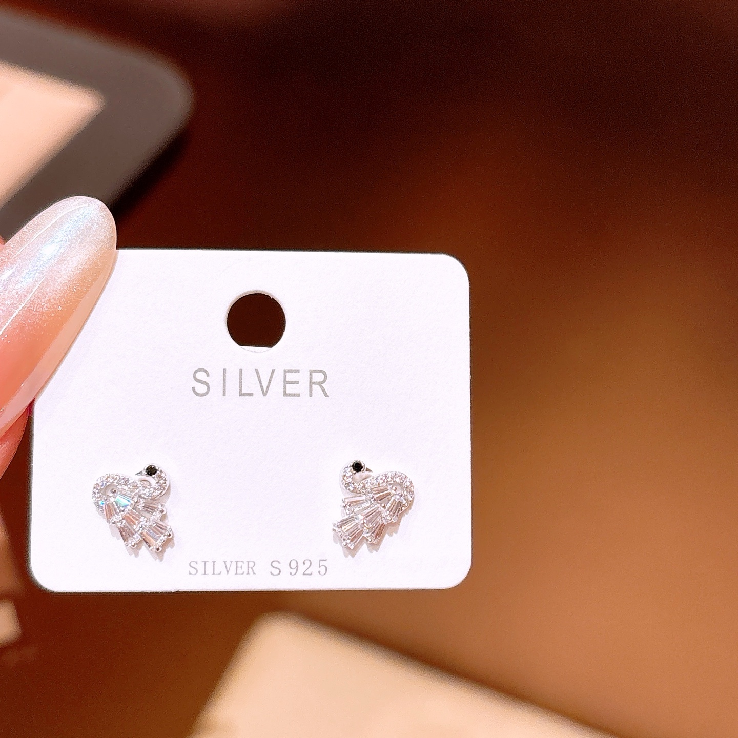 軽やか925シルバーイヤリングゴールド 晩餐会