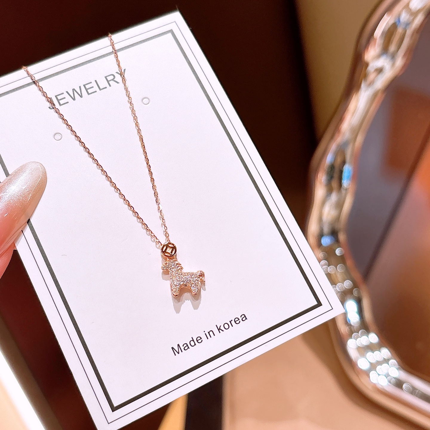 ラグジュアリー純銀ネックレスシルバー 通勤