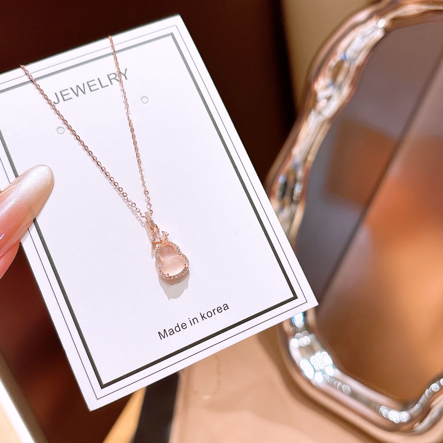 甘辛低アレルギー銀ネックレスシルバー 先生の日