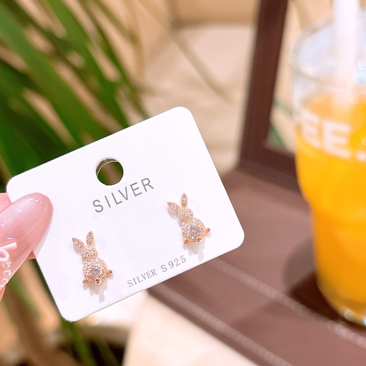 Low Allergy Silver Earrings Playful Confession Gold