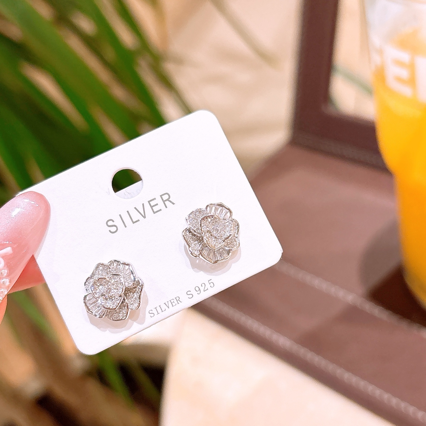 925 Silver Earrings Fashion Workplace Silver