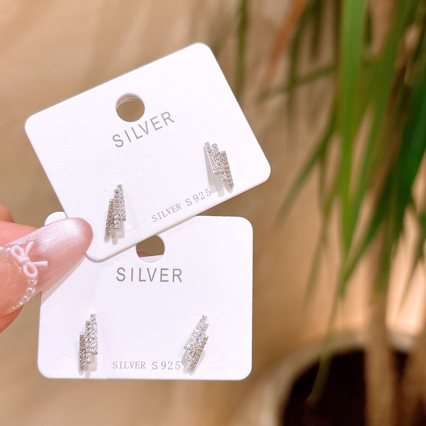 Hypoallergenic Silver Earrings Elegant Gift for Her Gold