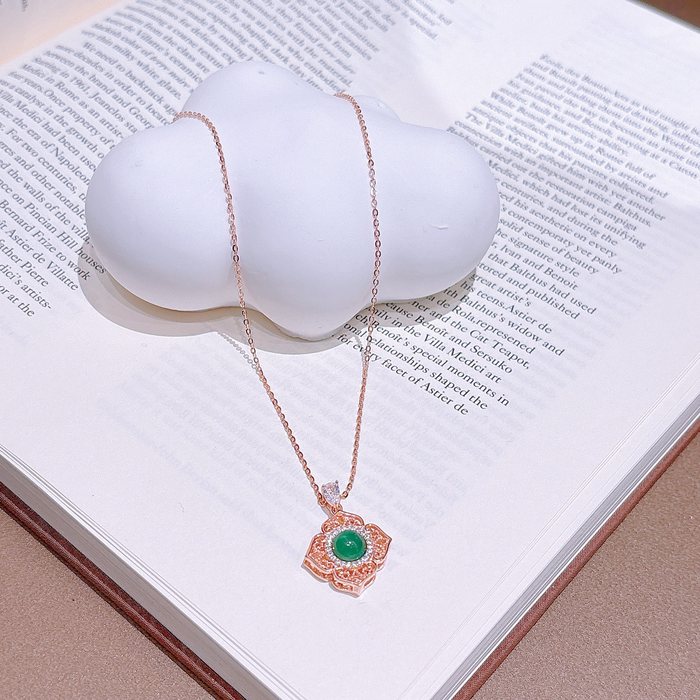 High Polish Silver Necklace Delicate Christmas Silver