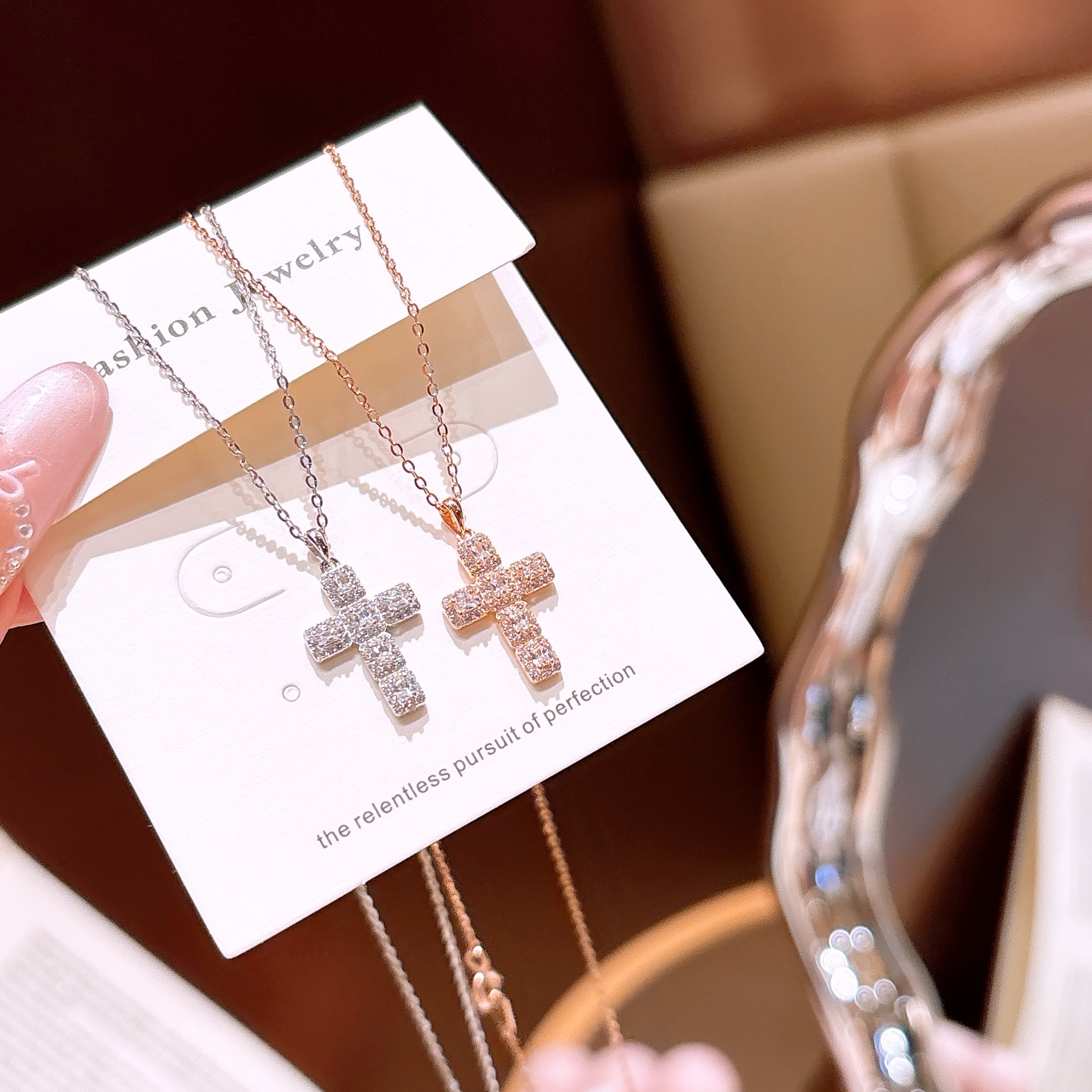 甘いS925スターリングシルバーネックレスシルバー 新年