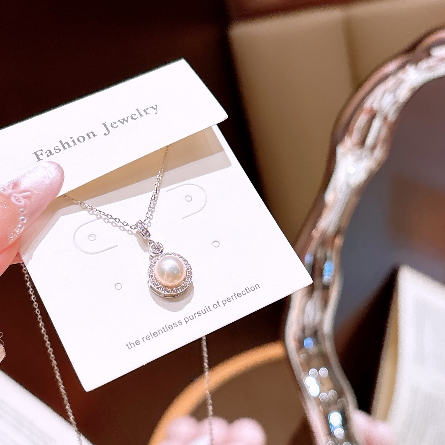 925 Silver Moissanite Necklace Minimalist Confession Gold