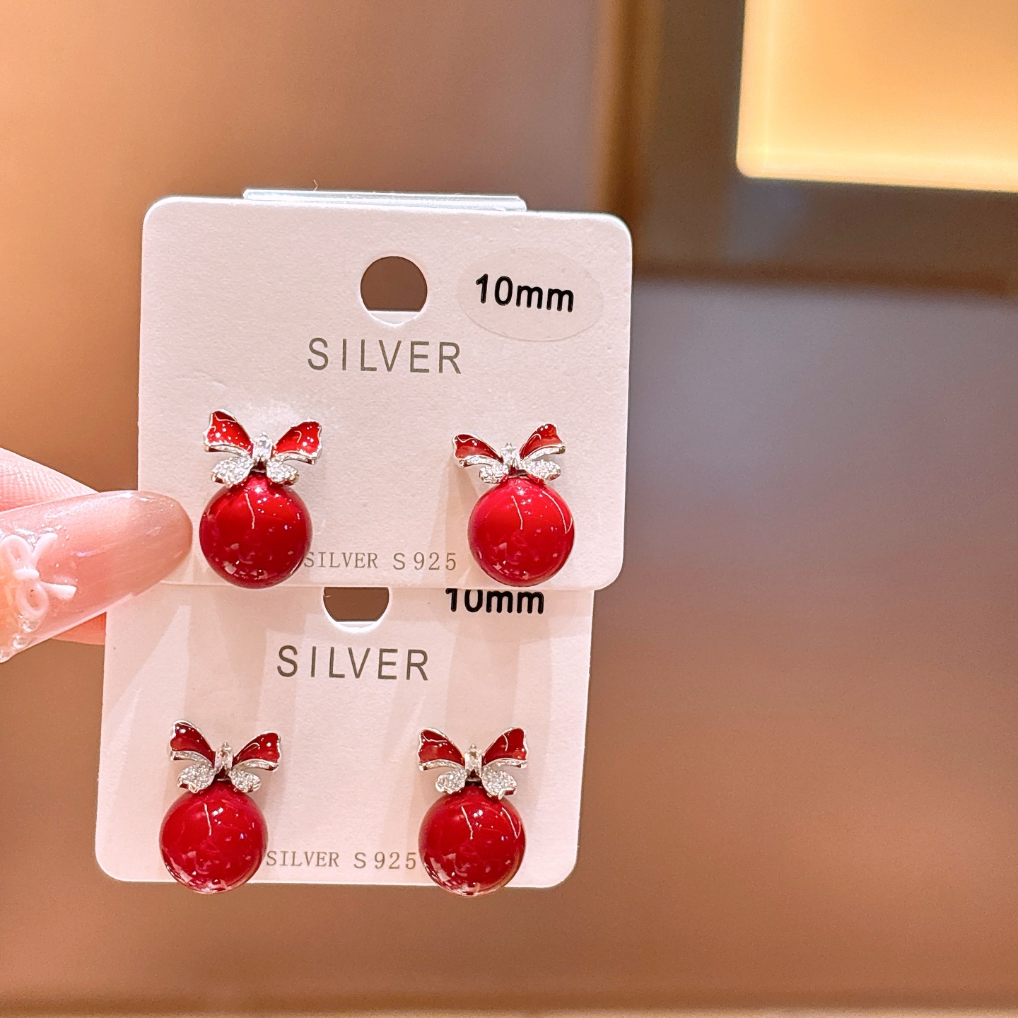 Nickel Free Silver Earrings Delicate New Year Silver