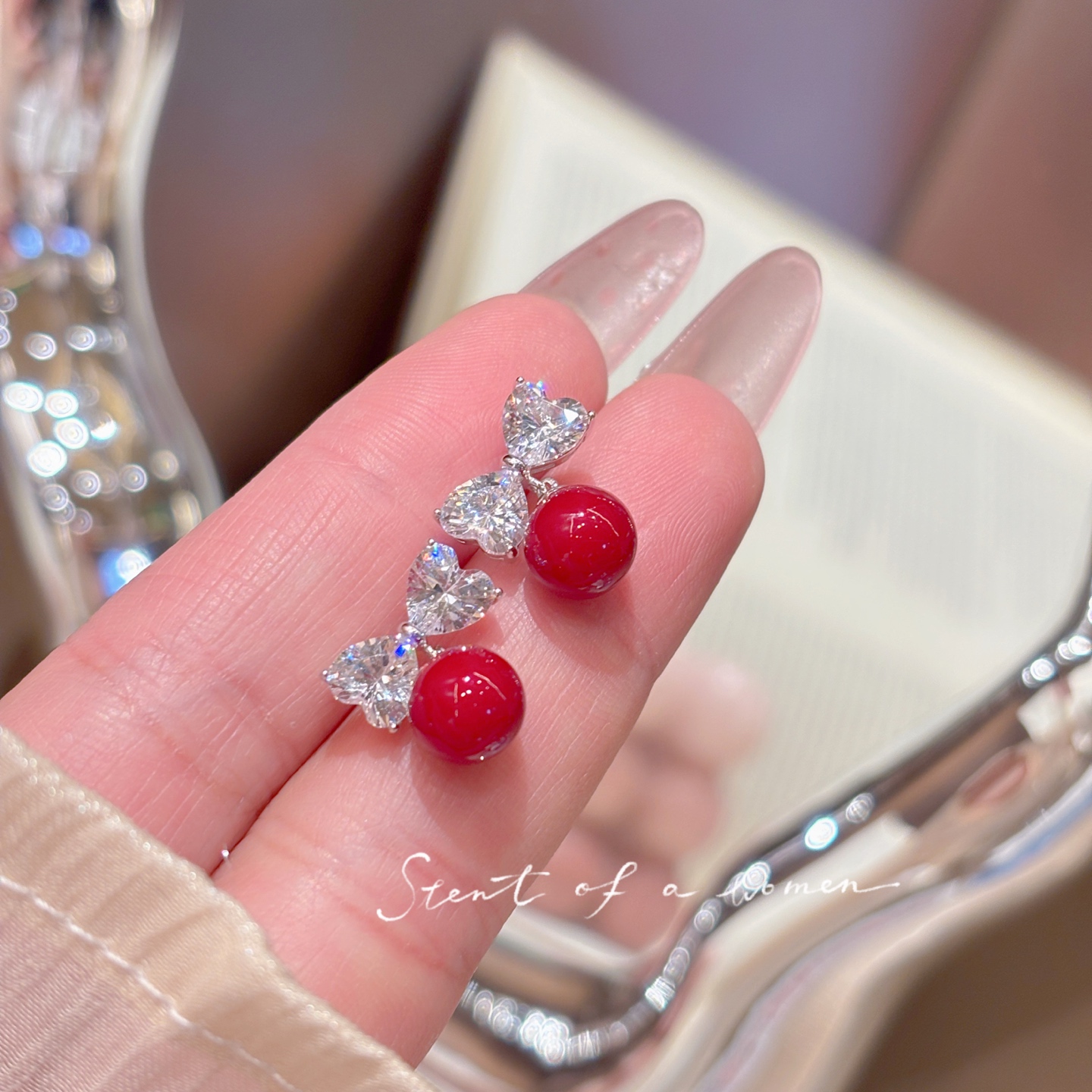 アーティスティックファインシルバーイヤリングゴールド 告白