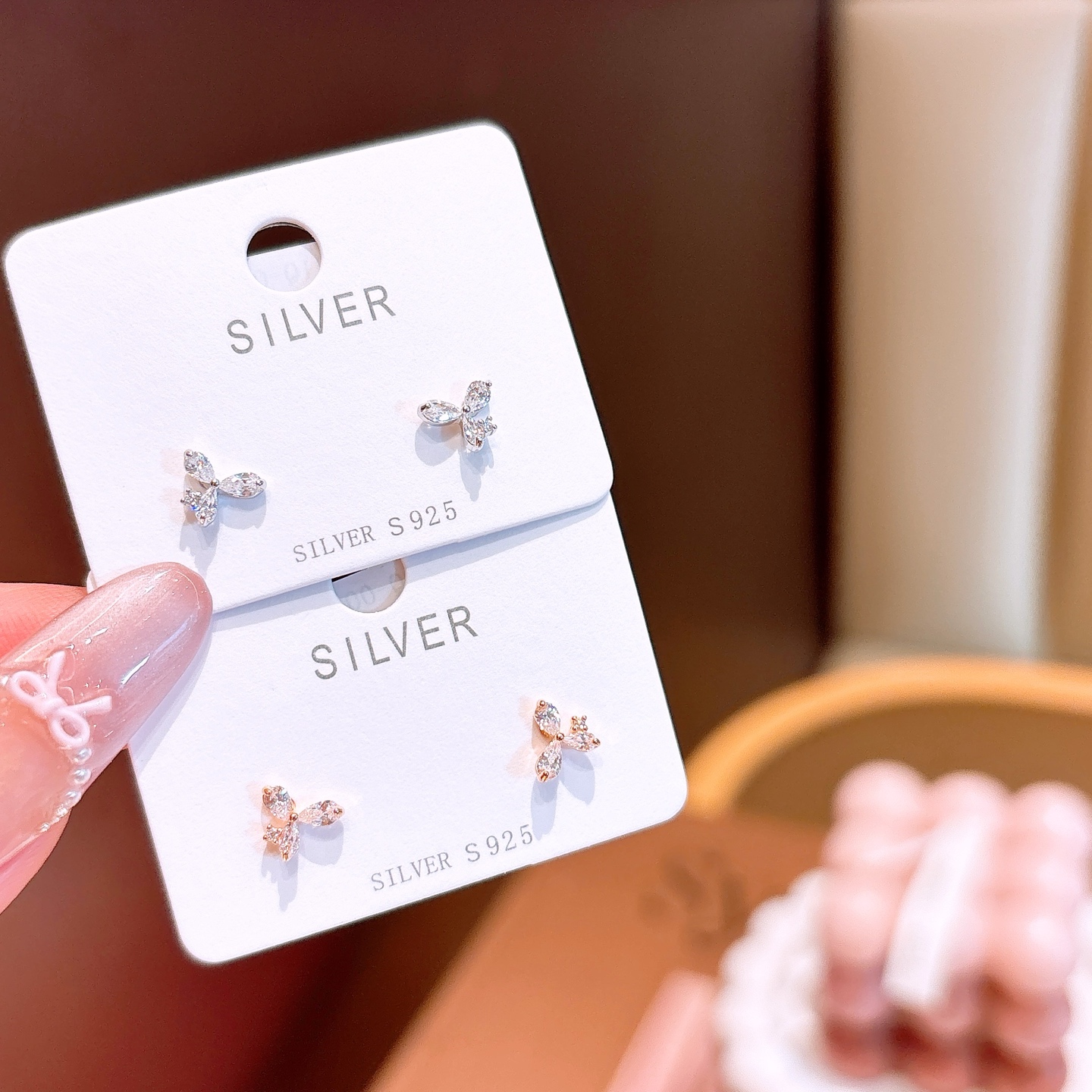 Fine Silver Earrings Forest Birthday Silver