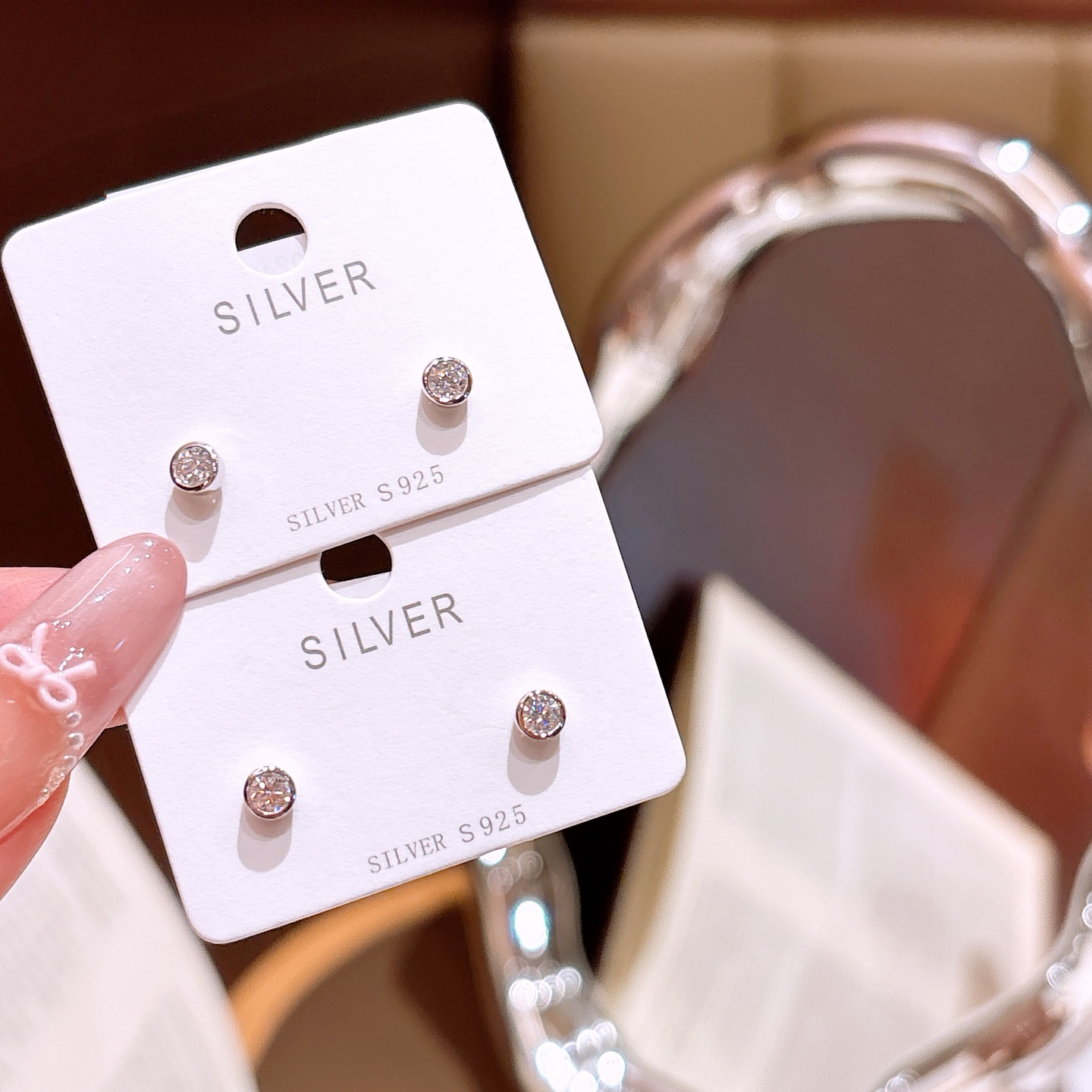 軽やか高品質シルバーイヤリングゴールド 日常使い