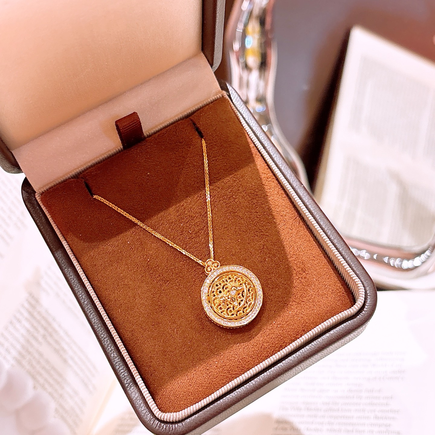 ロマンチックファインシルバーネックレスシルバー 晩餐会