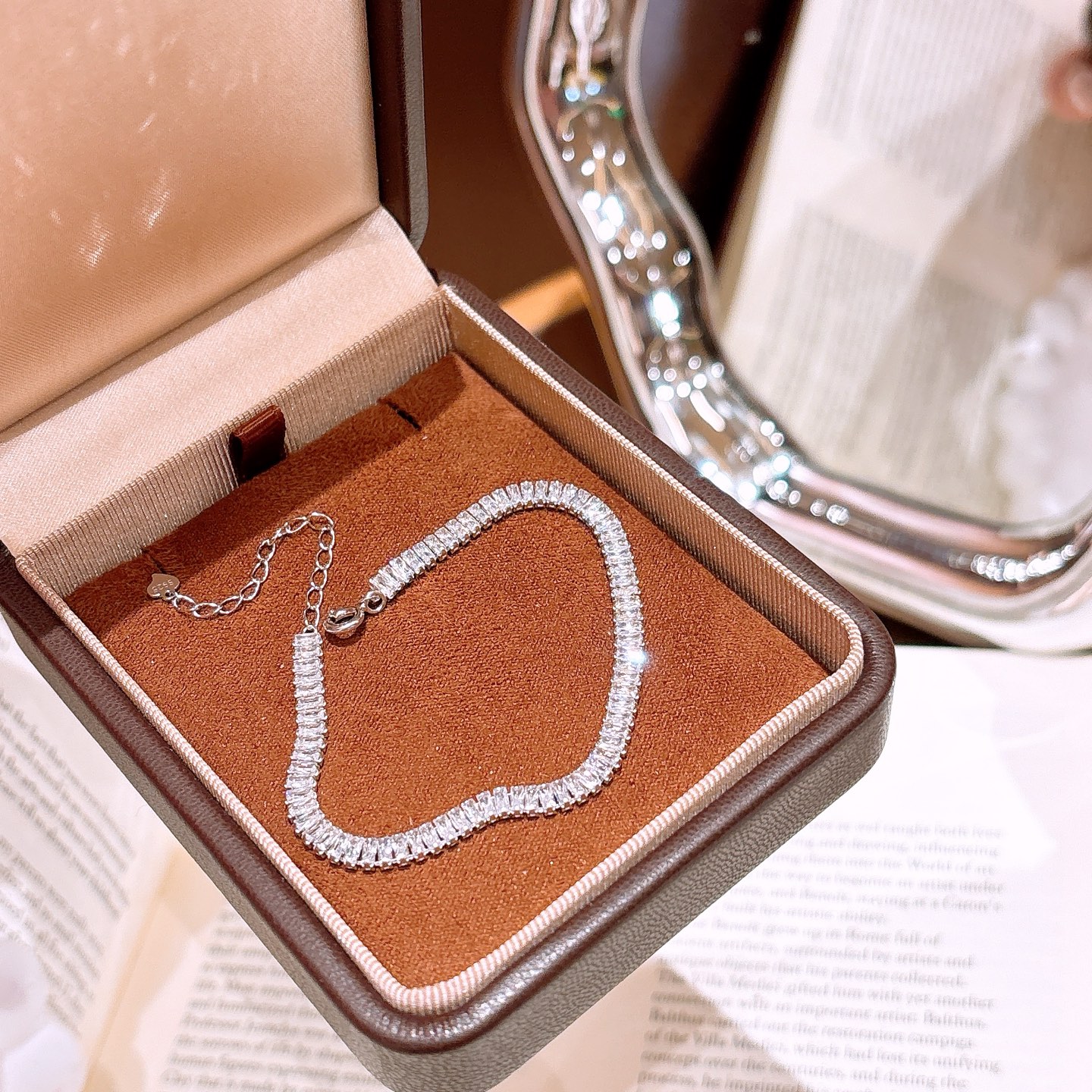 精巧低アレルギー銀ブレスレットシルバー 婚約