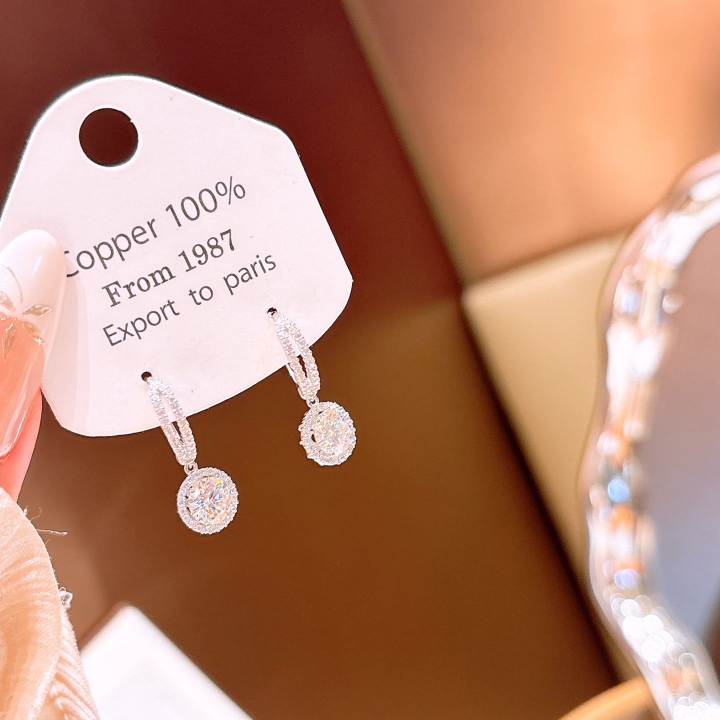 Nickel Free Silver Moissanite Ear Cuffs Playful Gift for Her Silver