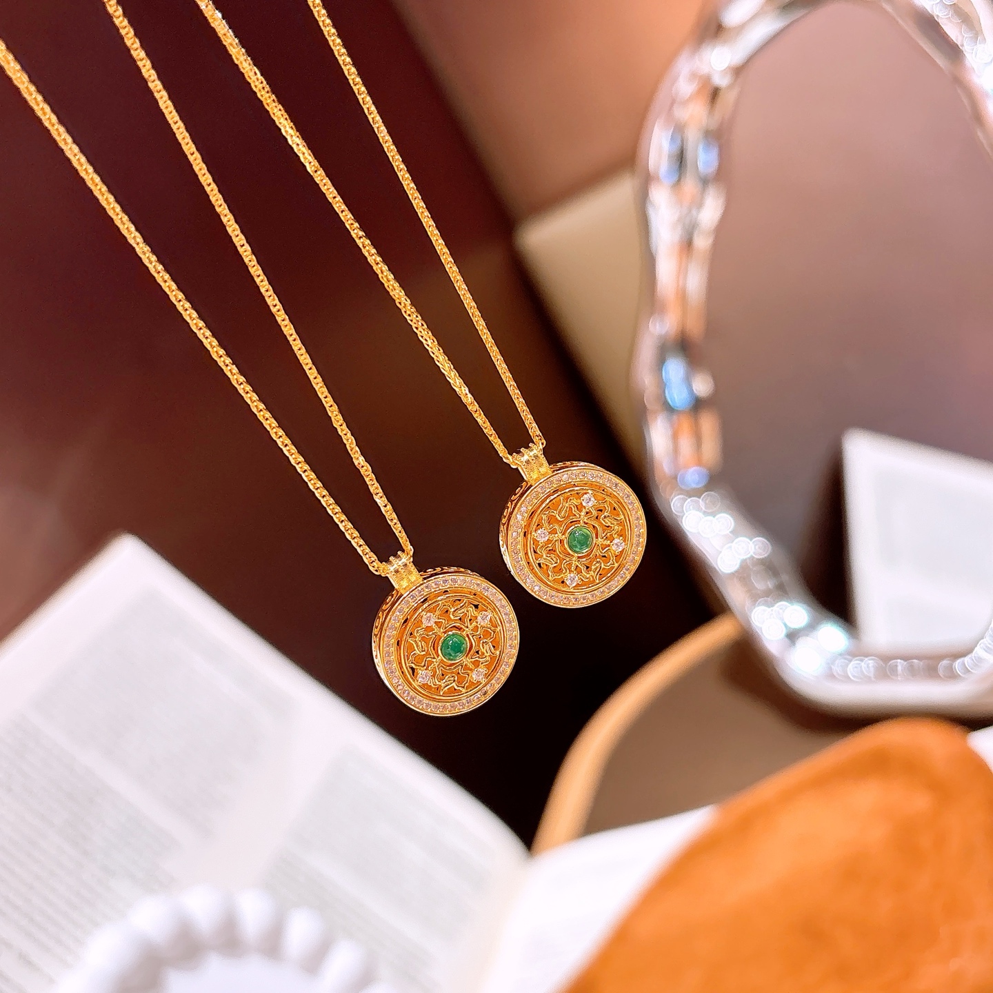 Low Allergy Silver Necklace Playful Workplace Gold