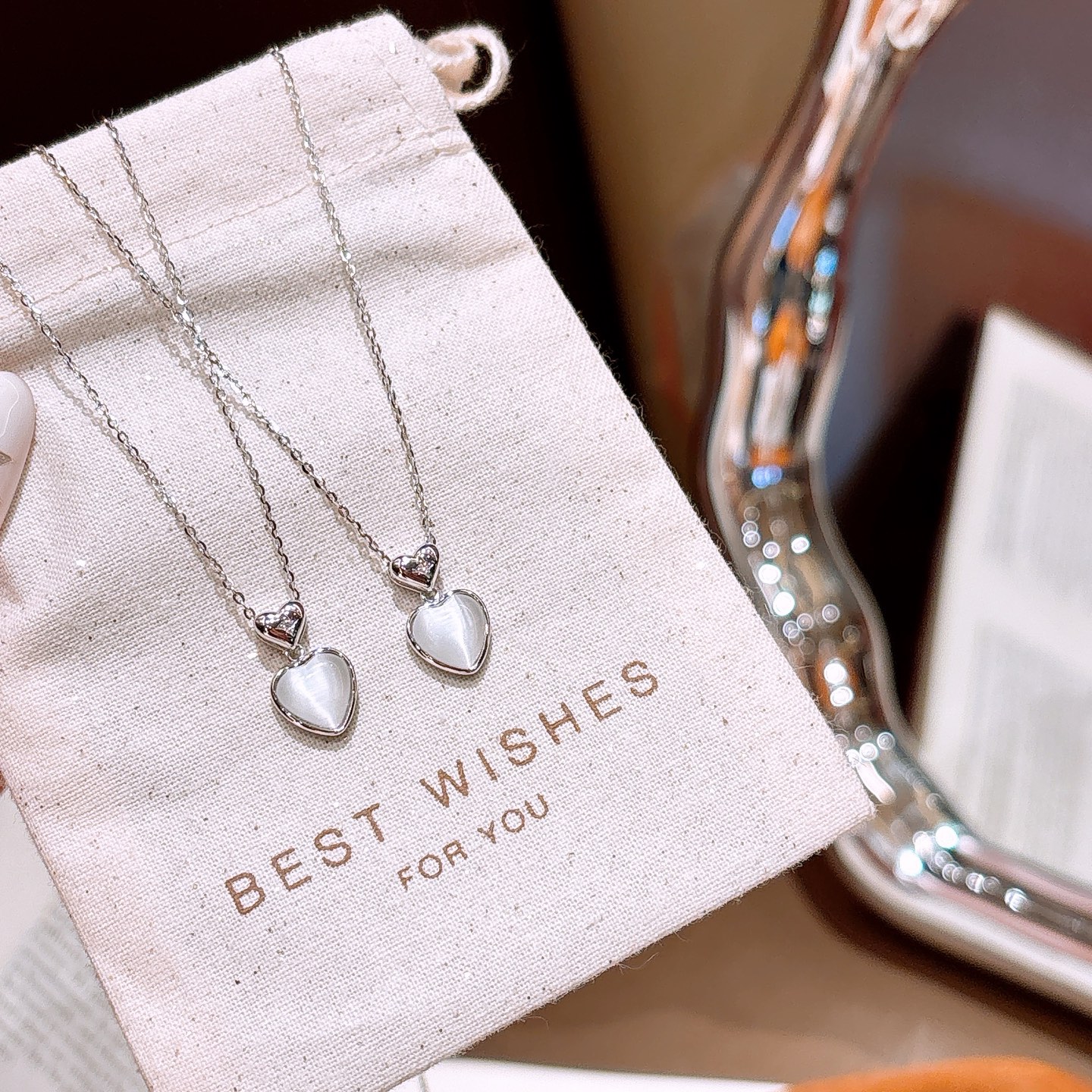 フレッシュ高品質シルバーネックレスゴールド パーティー