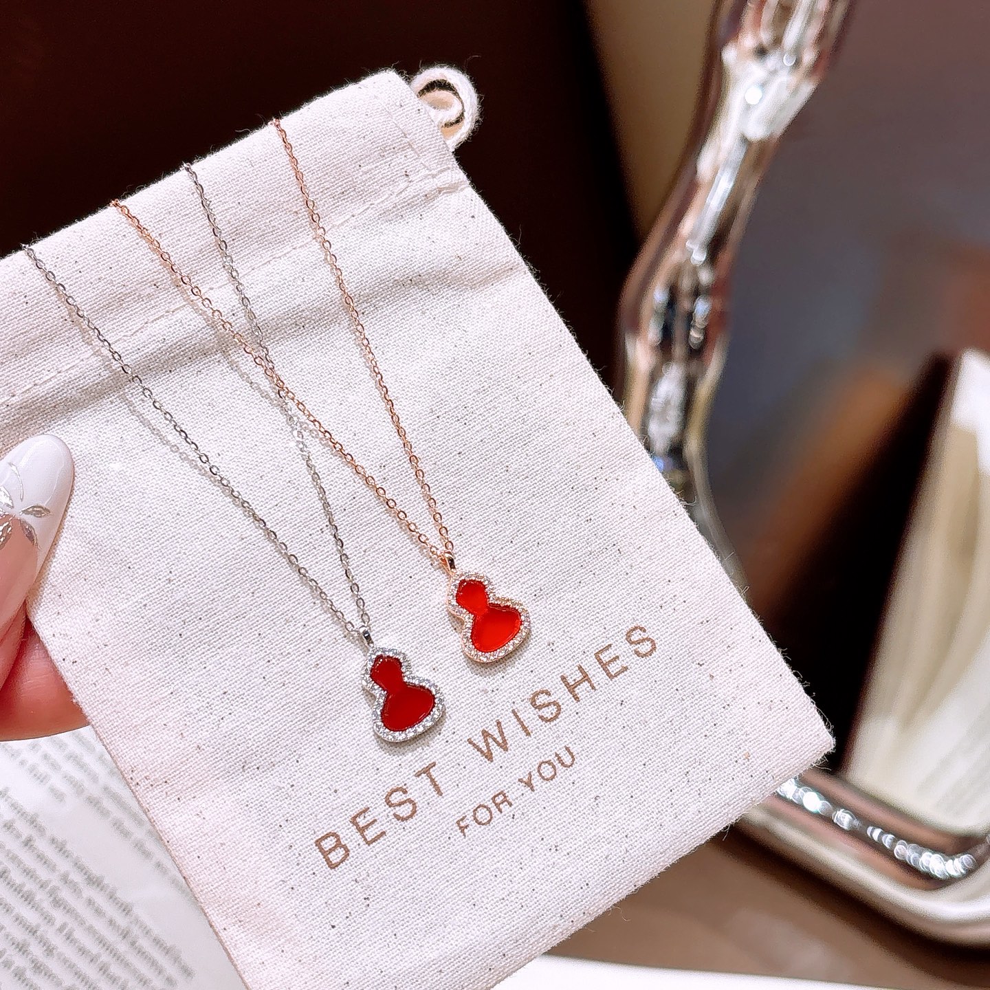 High Polish Silver Necklace Soft Housewarming Silver