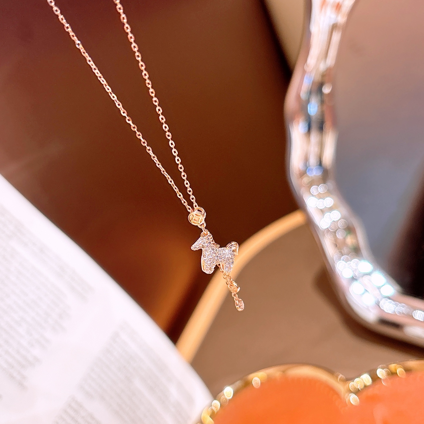 S925 Sterling Silver Necklace Fashion Engagement Silver