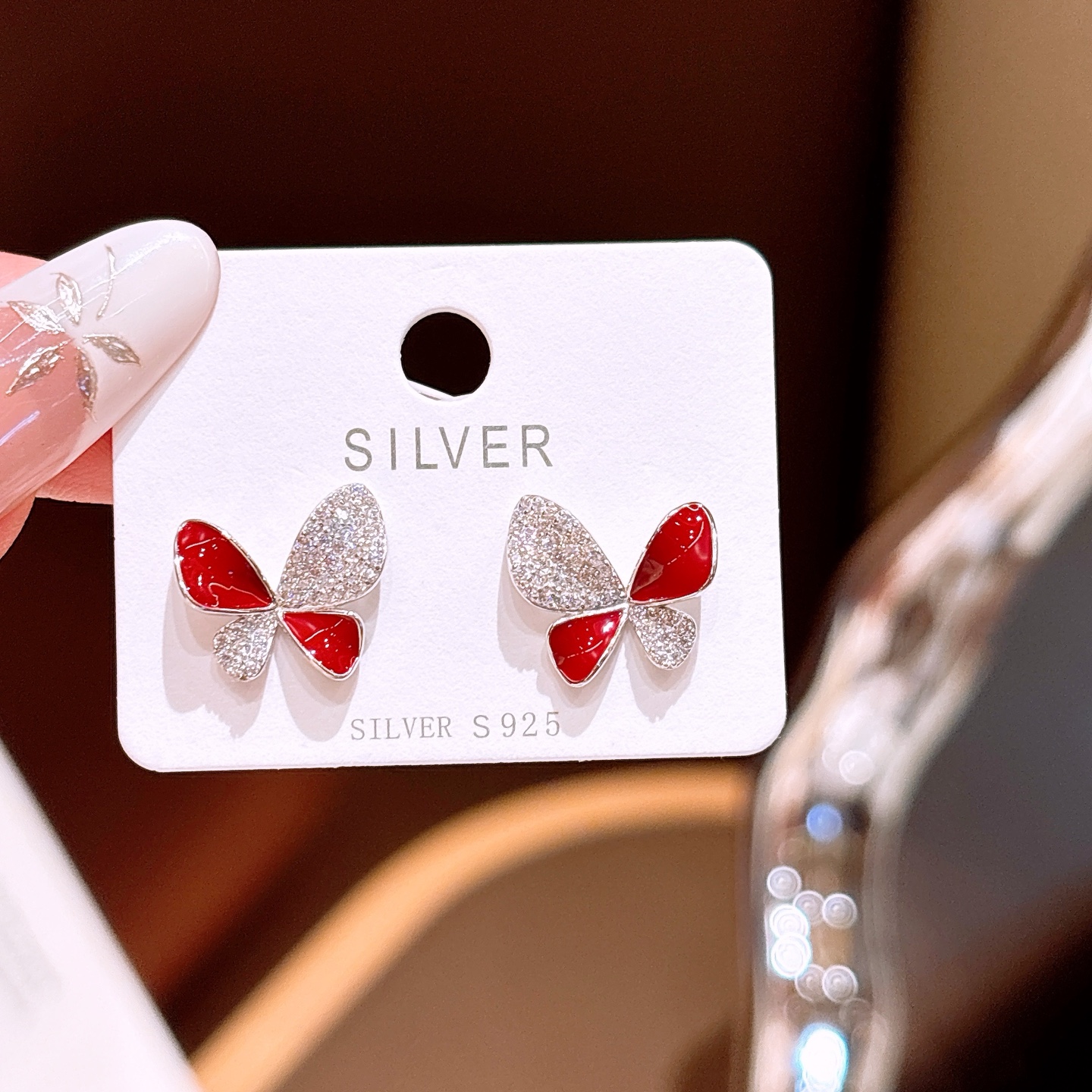 Solid Silver Earrings Precision Self-love Gold