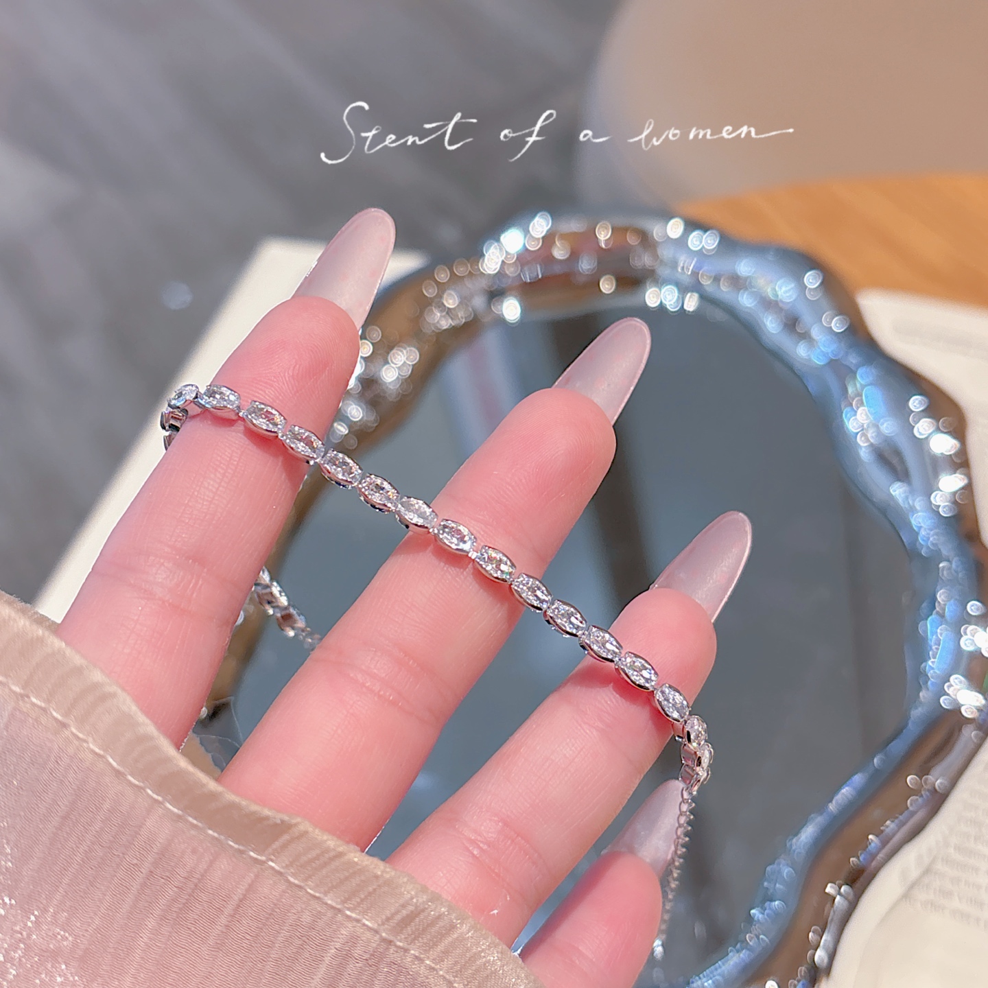 精巧高品質シルバーブレスレットゴールド ウェディングギフト