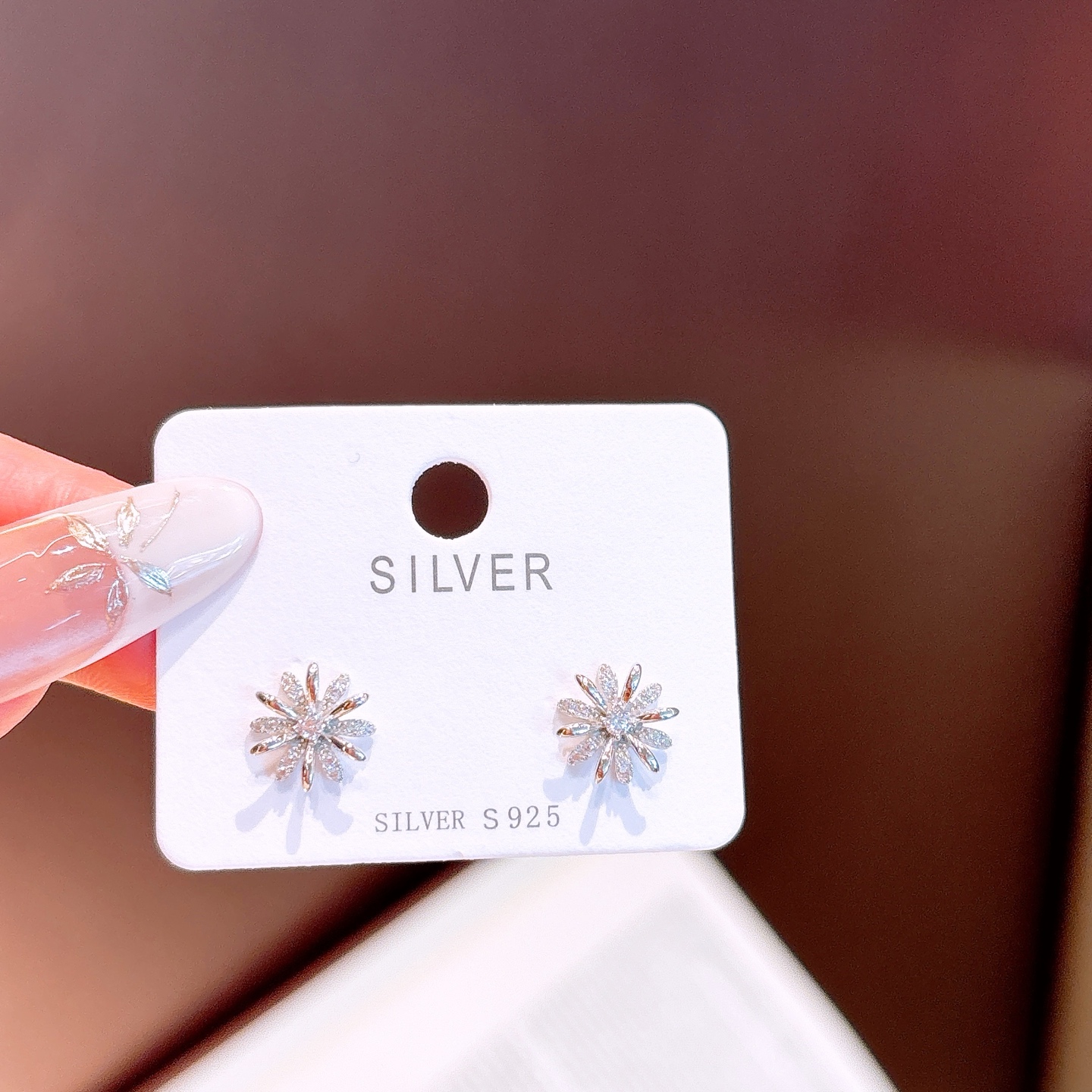 Low Allergy Silver Earrings Ins Style Birthday Gold