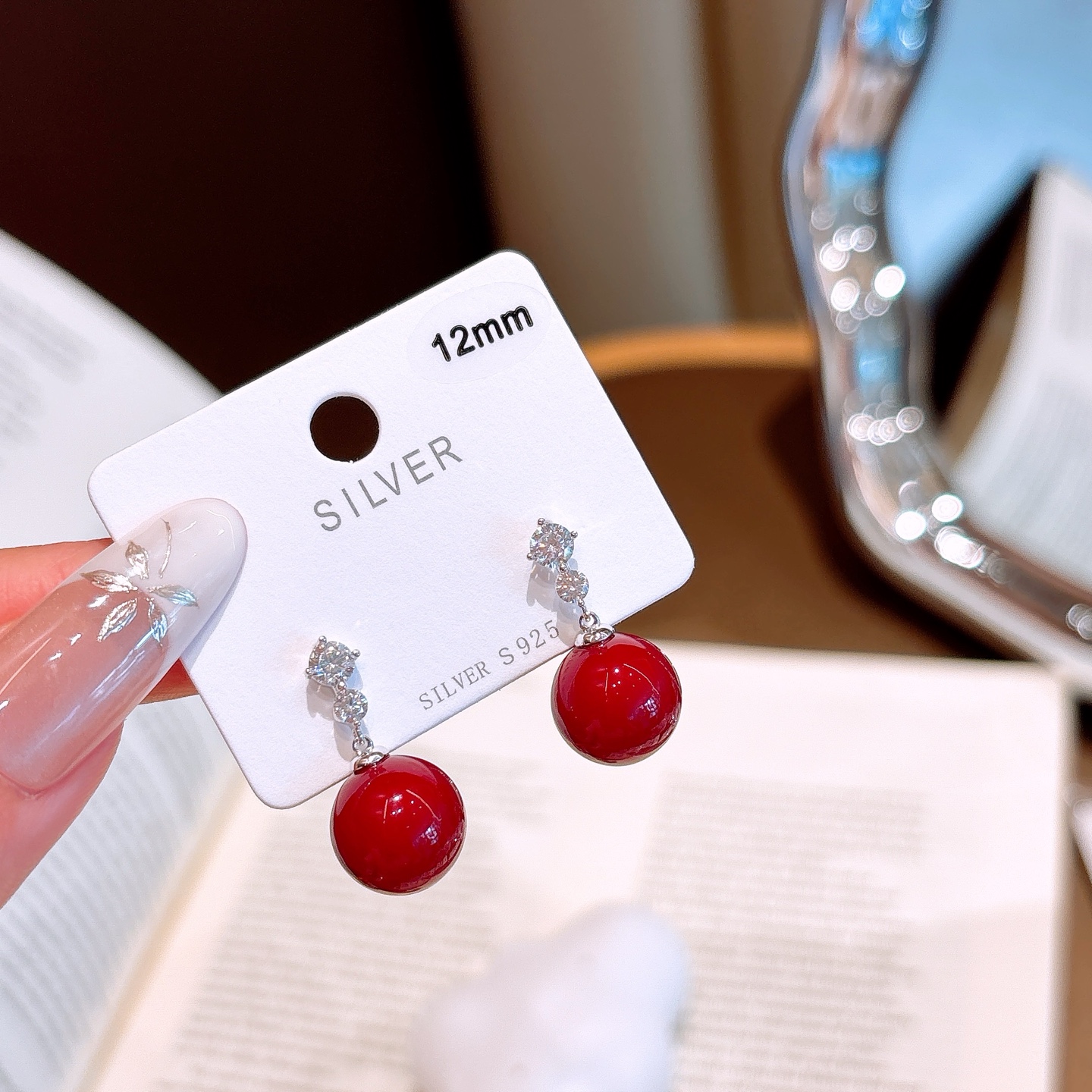 Nickel Free Silver Earrings Artistic Everyday Wear Silver