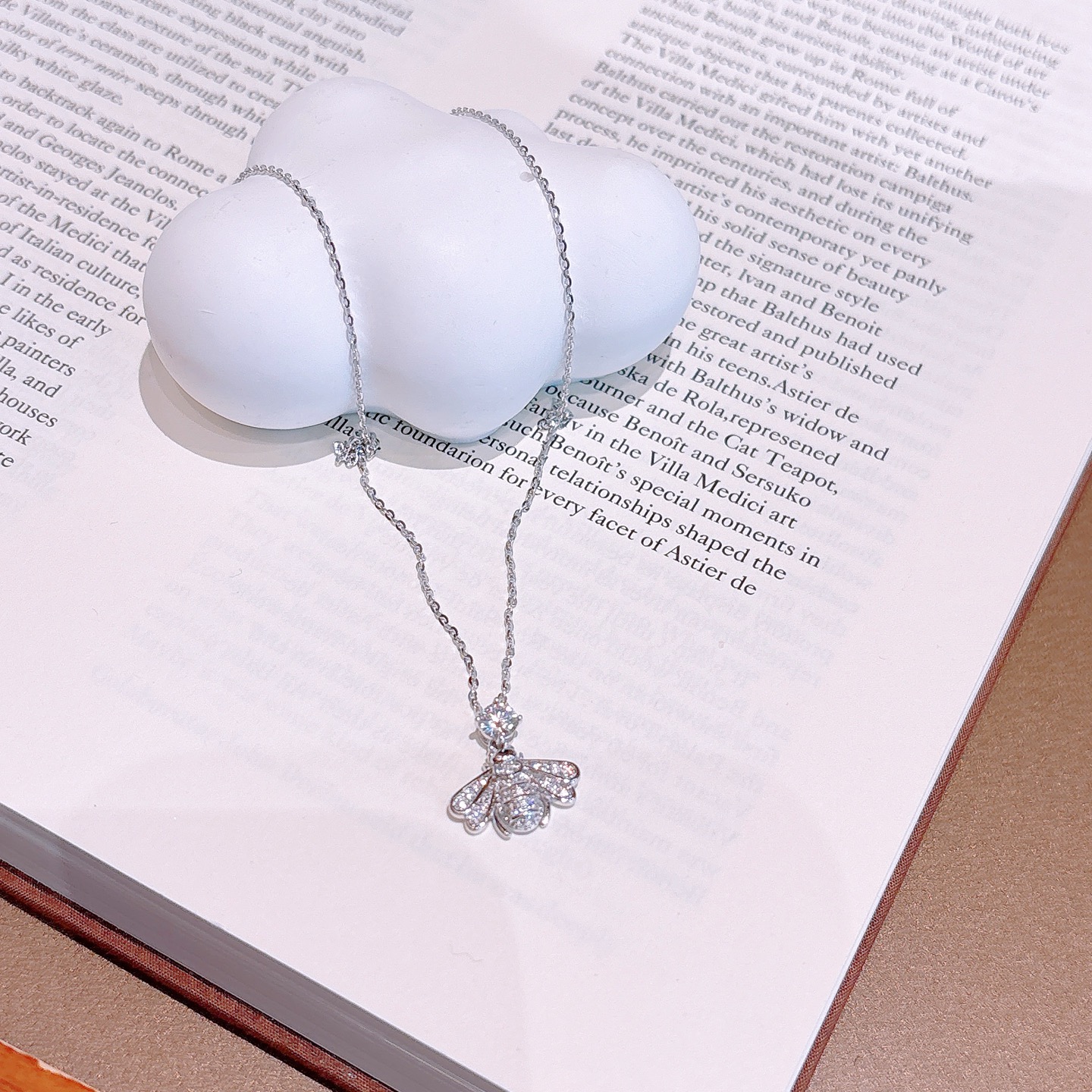 Nickel Free Silver Moissanite Necklace Vintage Graduation Silver