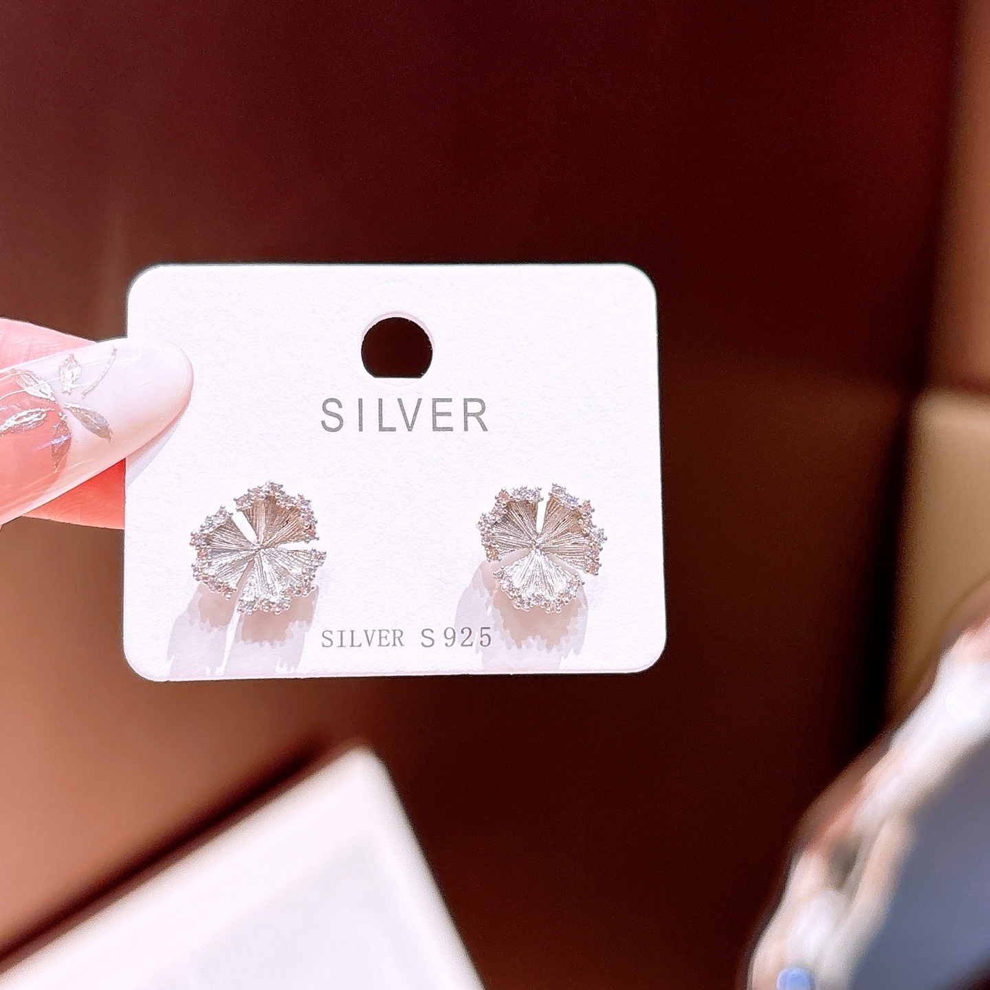 ファッション低アレルギー銀イヤリングシルバー 卒業