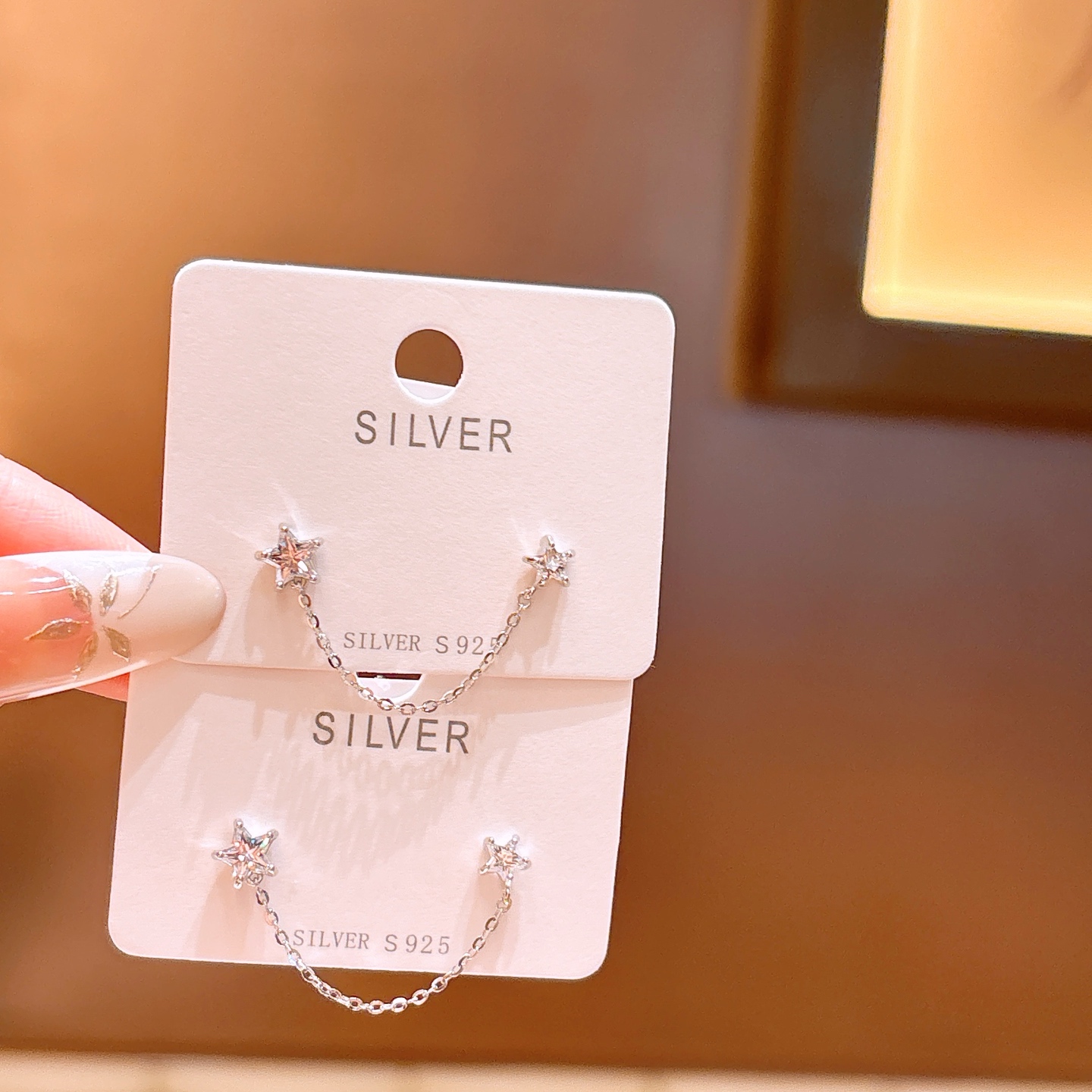 Low Allergy Silver Earrings Artistic Banquet Gold