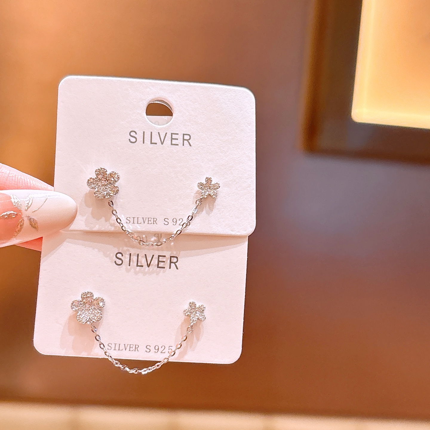 Low Allergy Silver Earrings Romantic Self-love Silver