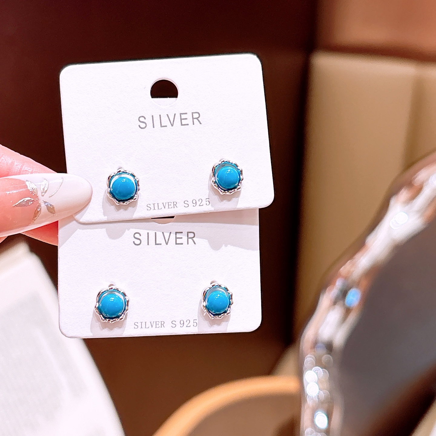 Hypoallergenic Silver Earrings Minimalist Confession Silver