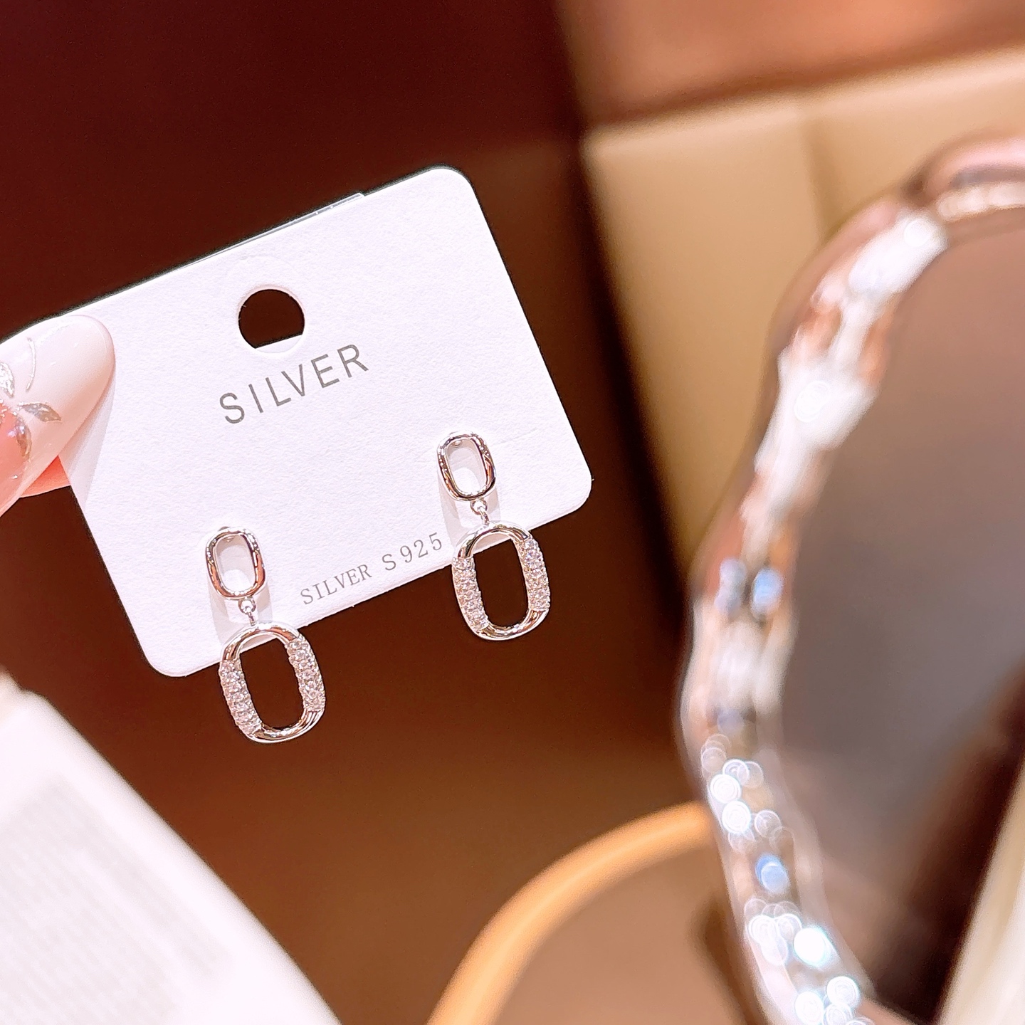 Hypoallergenic Silver Earrings French Housewarming Silver