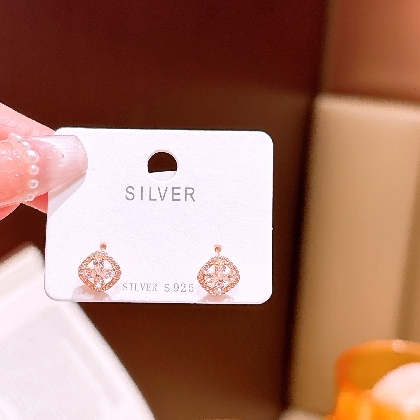 Nickel Free Silver Earrings Artistic Everyday Wear Gold