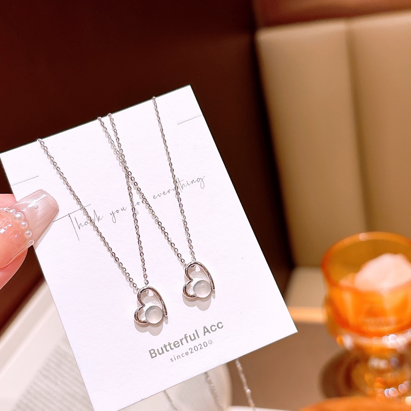 Fine Silver Necklace Girly Confession Gold