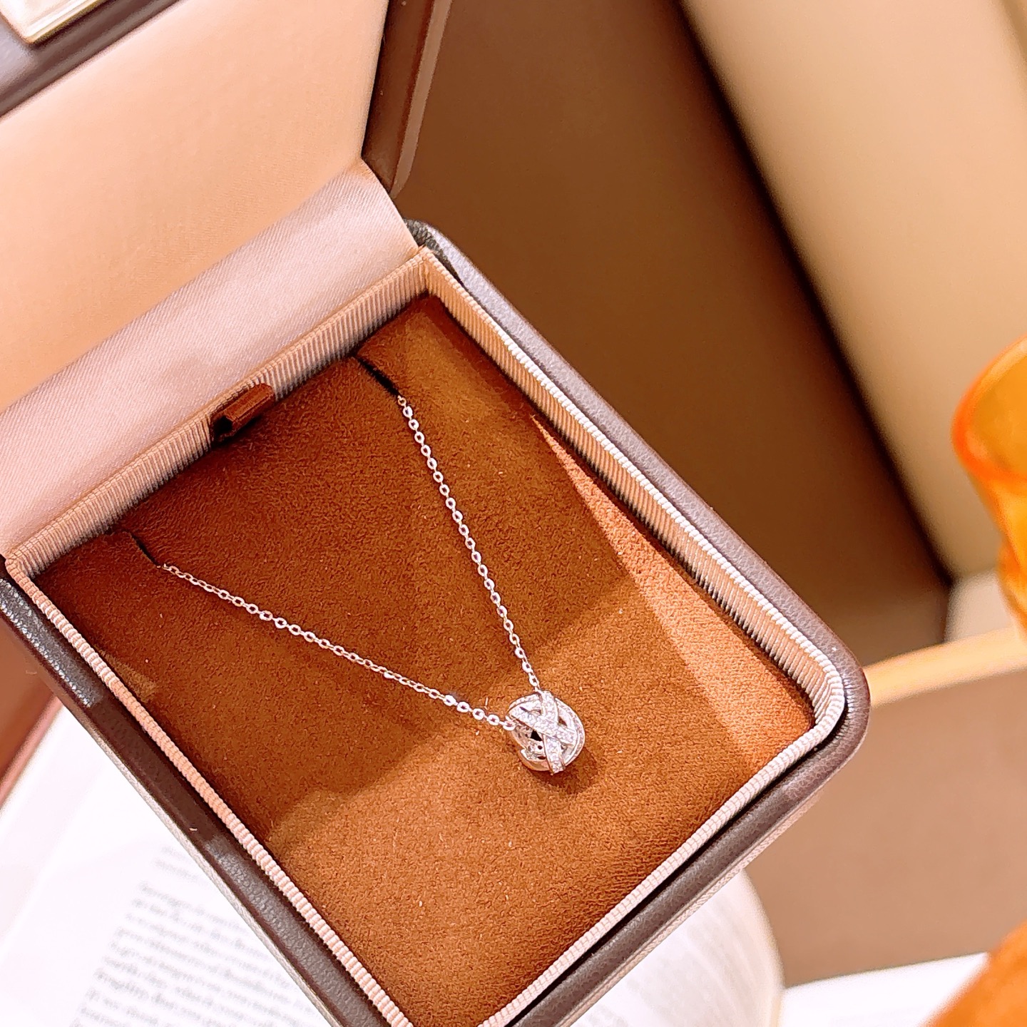 High Polish Silver Necklace Artistic Everyday Wear Silver