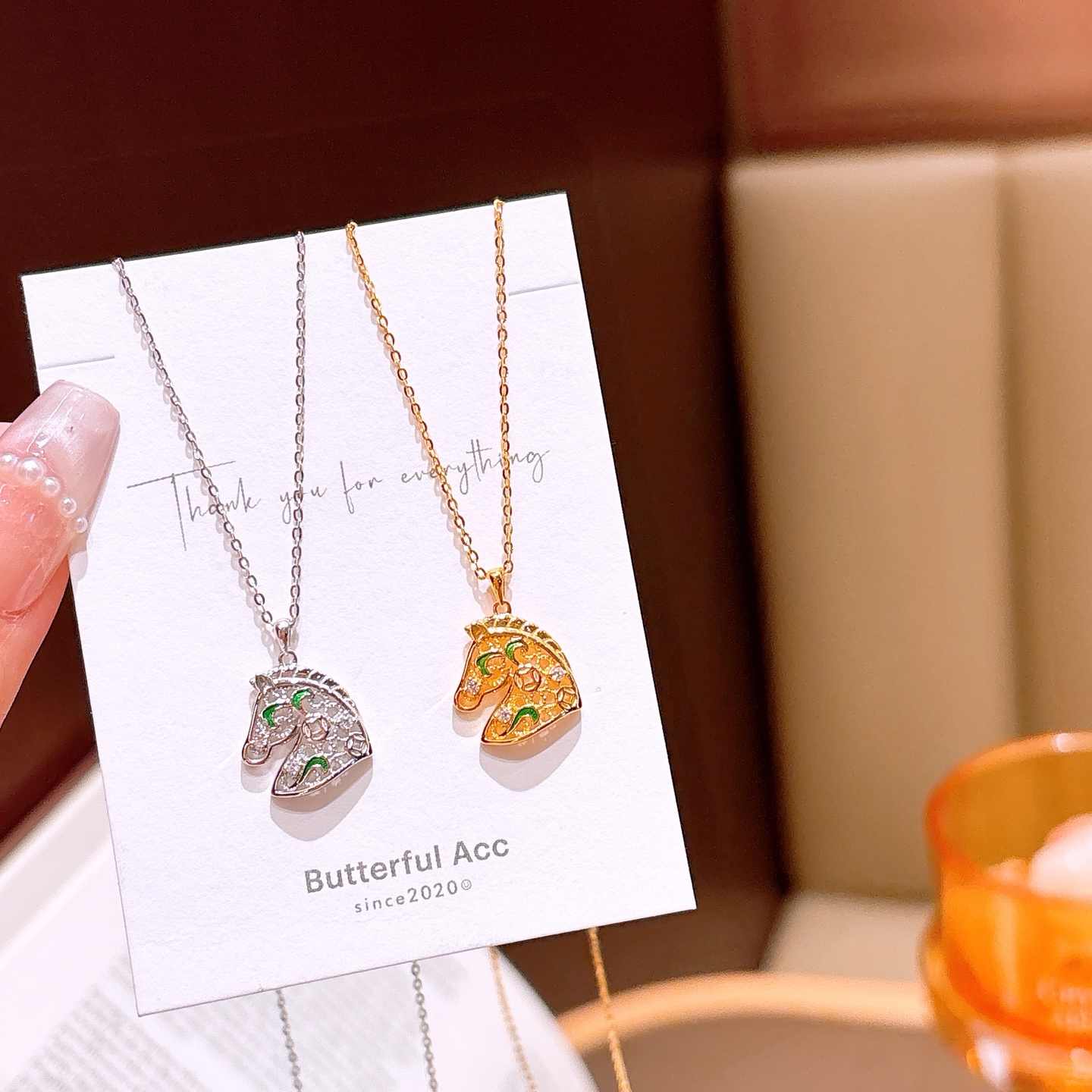 Hypoallergenic Silver Necklace Ethereal Valentine's Day Silver