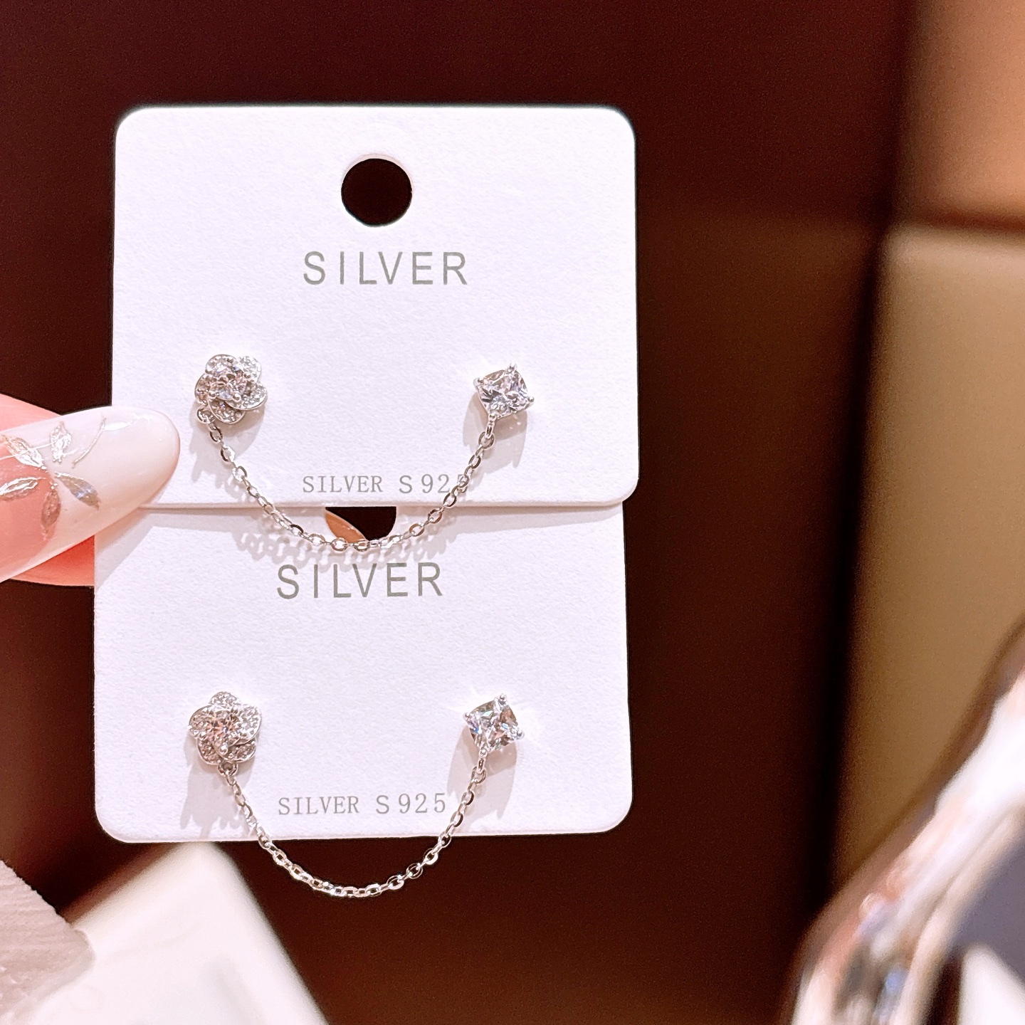 さわやか系ファインシルバーイヤリングゴールド 先生の日