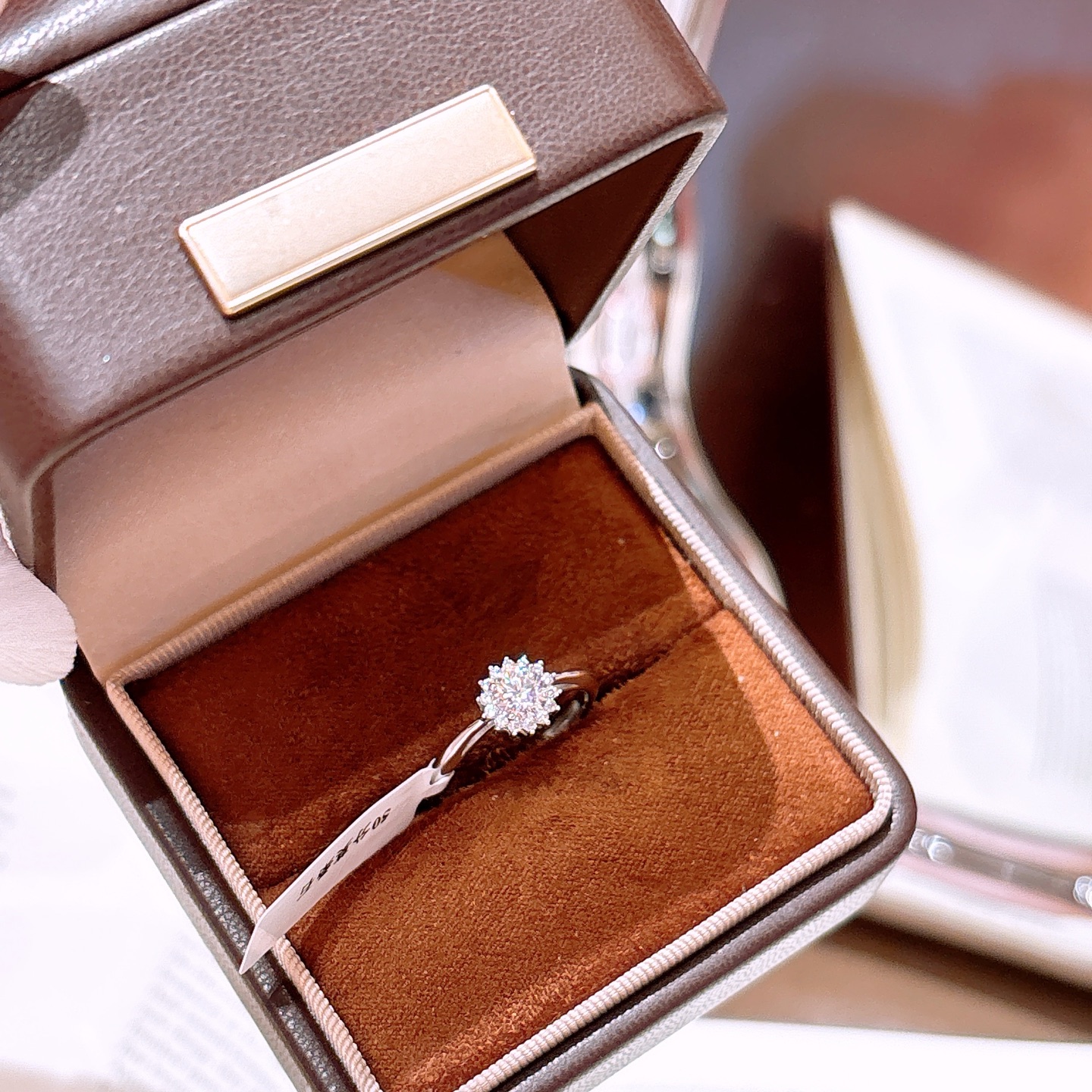 S925 Sterling Silver Moissanite Ring Minimalist Proposal Silver