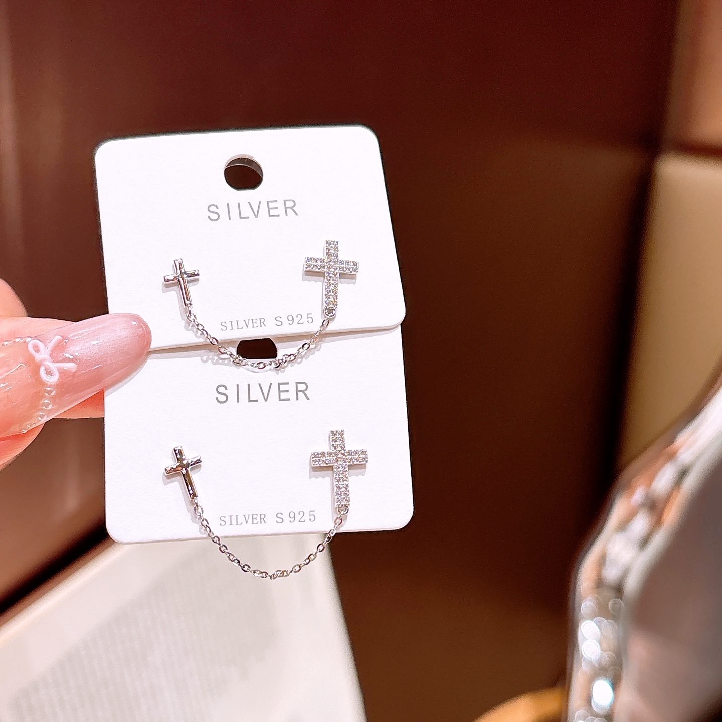 Nickel Free Silver Earrings Delicate Self-love Silver