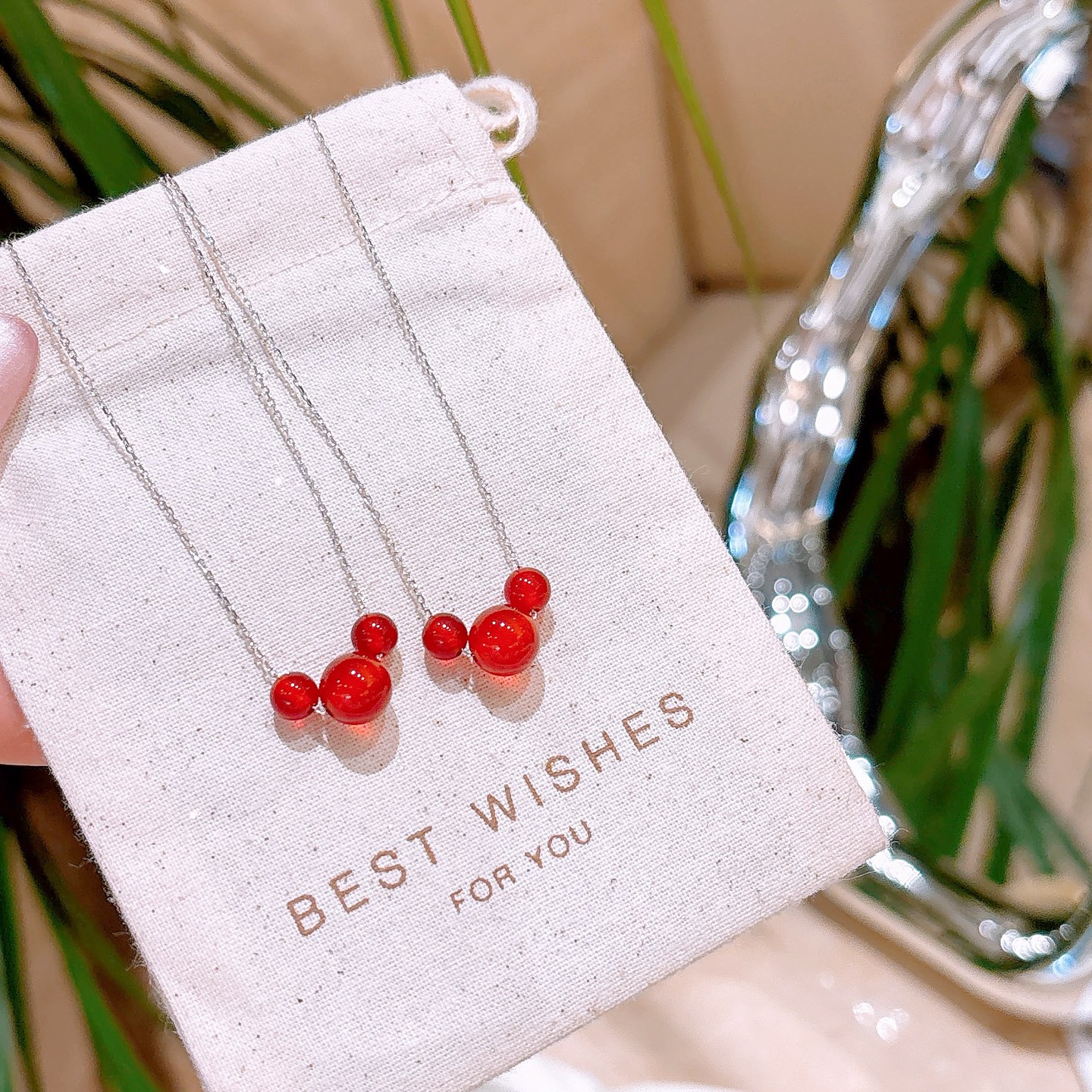 S925 Sterling Silver Necklace Sweet Gift for Her Gold