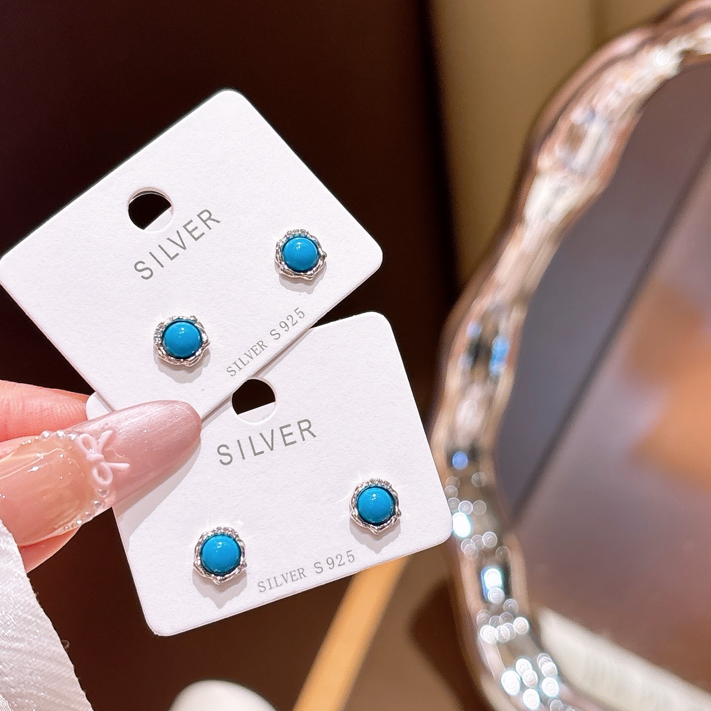 Low Allergy Silver Earrings Ethereal Workplace Gold